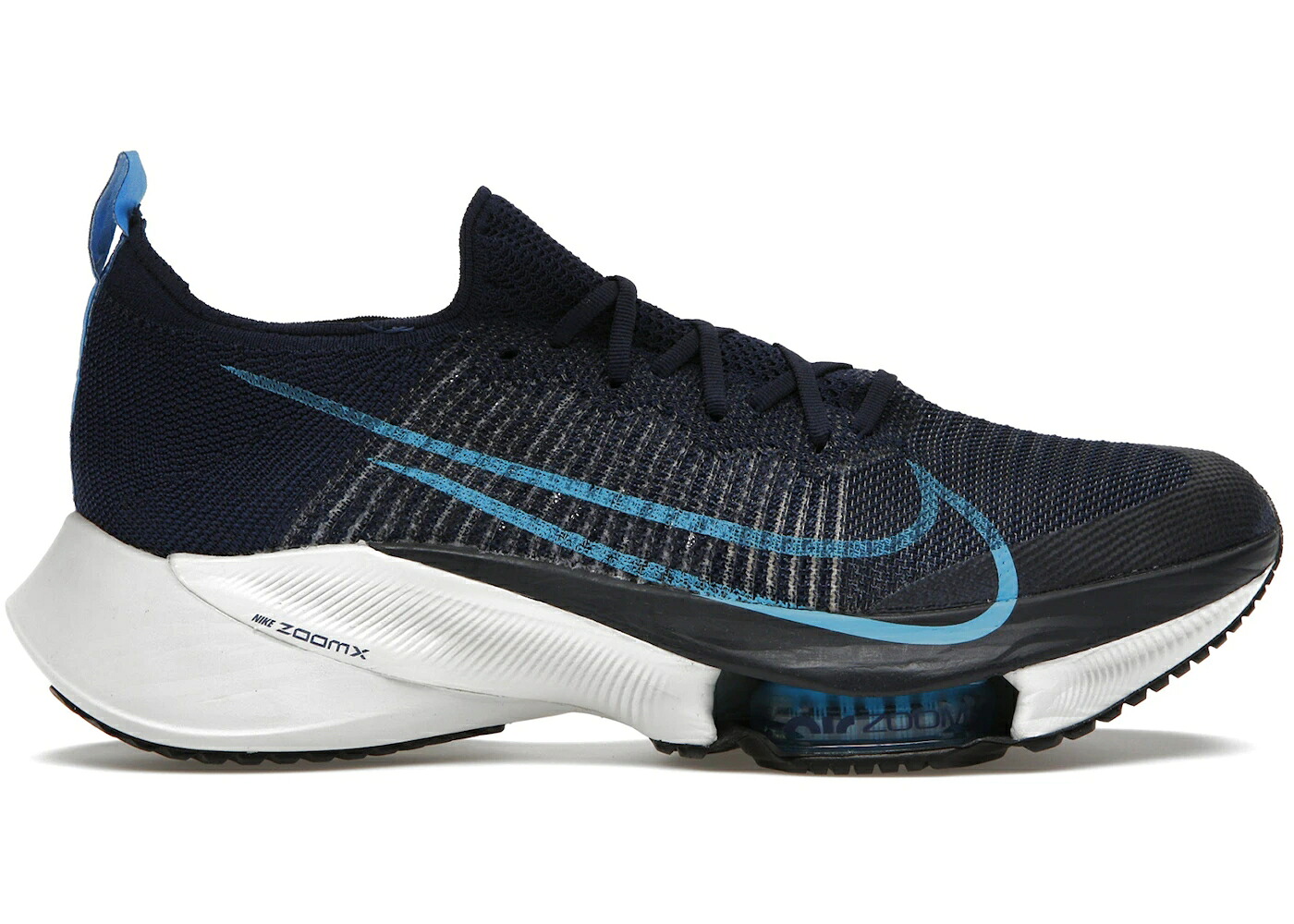 ナイキ ズーム フライニット カレッジ 紺色 ネイビー プラチナム NEXT% スニーカー メンズ NIKE AIR ZOOM TEMPO FLYKNIT COLLEGE NAVY / COLLEGE NAVY PLATINUM TINT