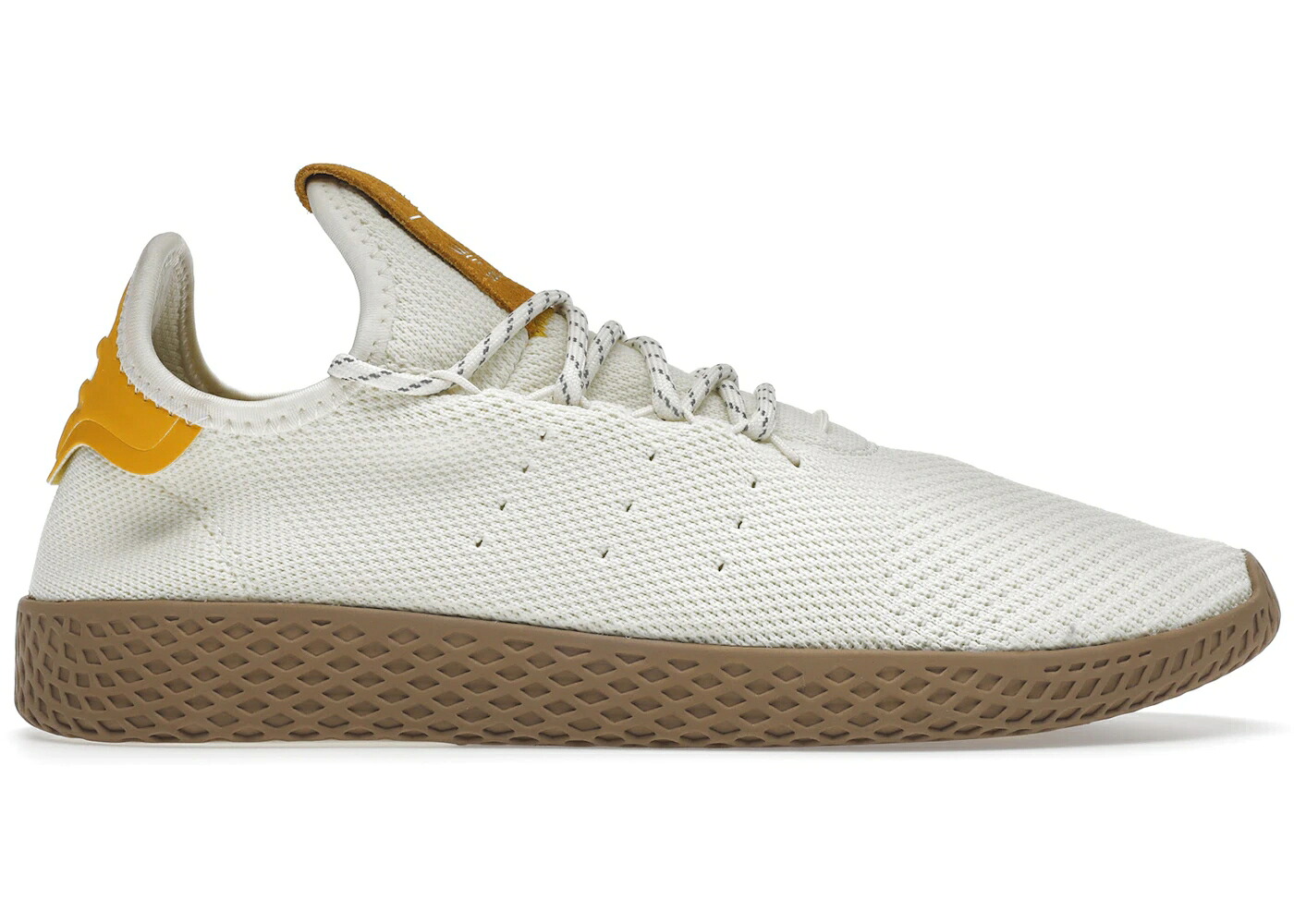 アディダス 庭球 白いこと 白いこと 黄味がかった 黄色 スニーカー メンズ ADIDAS TENNIS HU OFF WHITE HAZY YELLOW / OFF WHITE HAZY YELLOW CARDBOARD