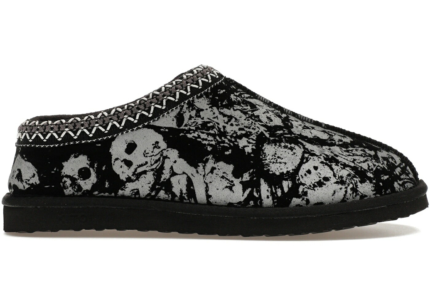 黒いこと 黒いこと 白いこと 白いこと スニーカー メンズ KITO WARES KITO WARES SHERPA SLIPPER CATACOMBS PRINT / BLACK WHITE