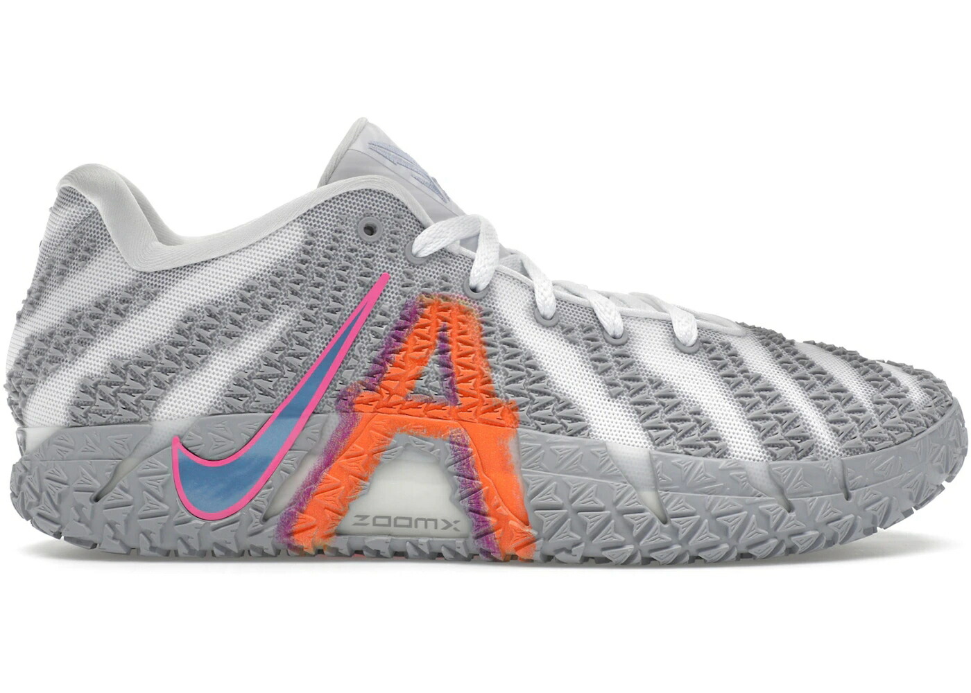 ナイキ 白色 ホワイト ピンク スニーカー メンズ NIKE JA 3 LIGHT SHOW / WHITE DUSTY CACTUS HYPER PINK