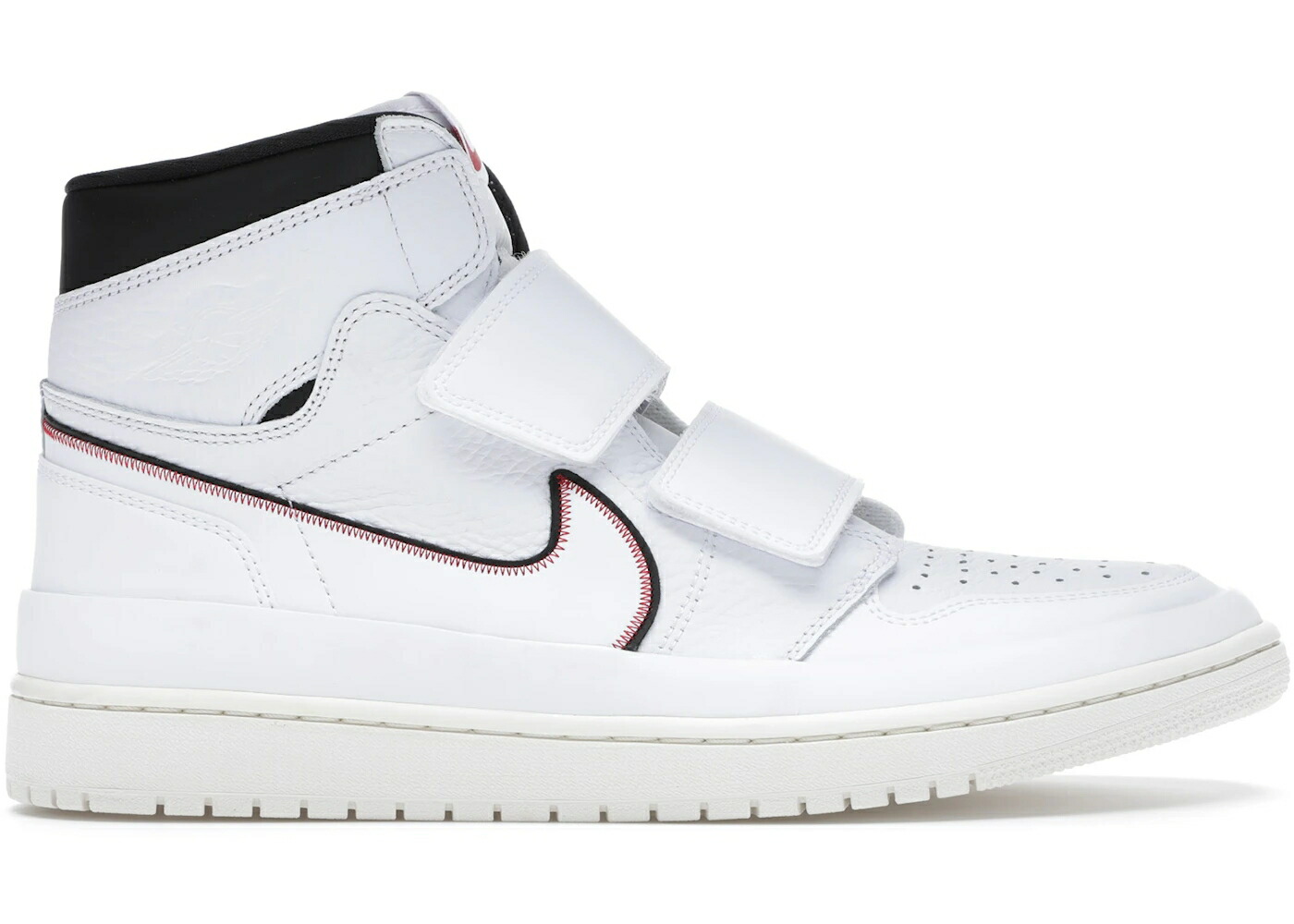 ナイキ ジョーダン ハイ ストラップ 白色 ホワイト 黒色 ブラック スニーカー メンズ JORDAN 1 RETRO HIGH DOUBLE STRAP WHITE BLACK SAIL / WHITE BLACK SAIL WHITE