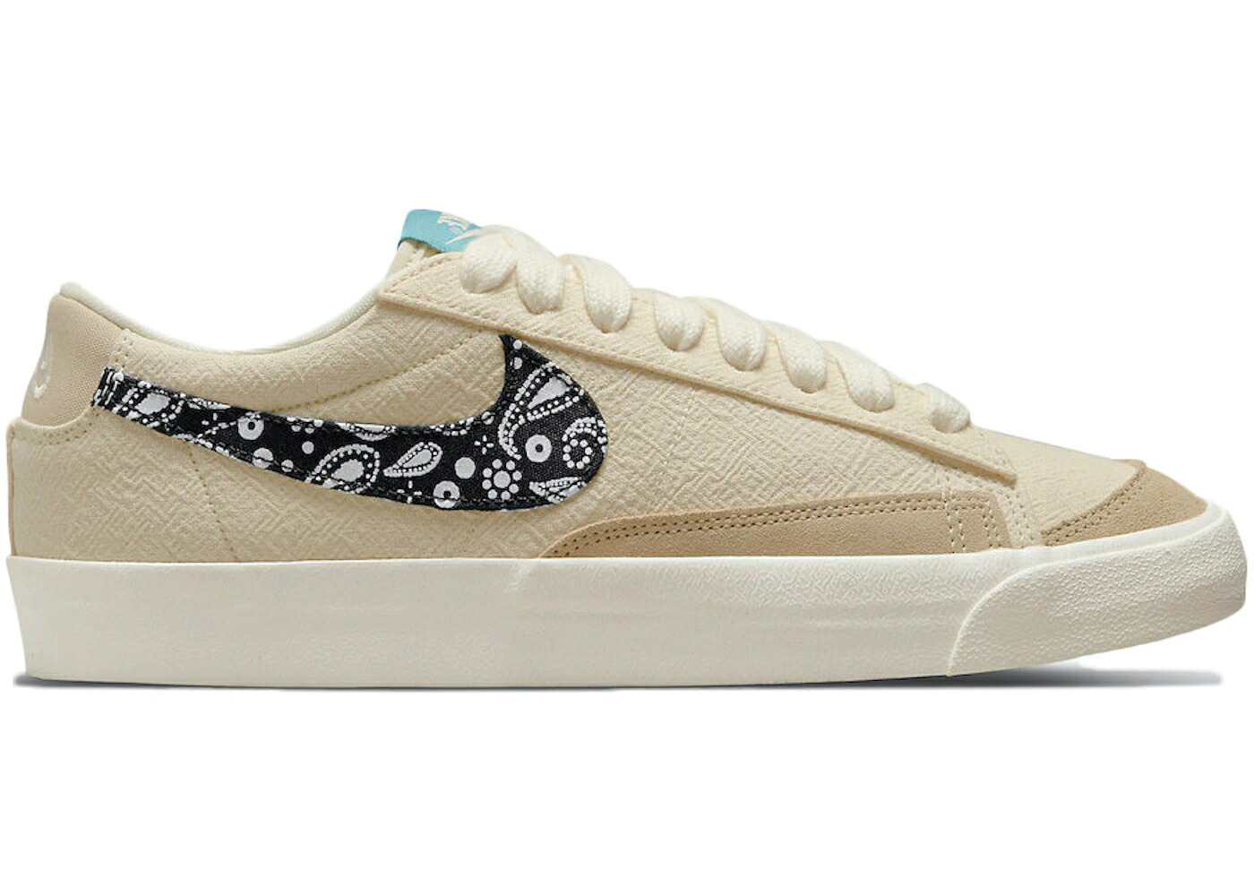 ナイキ ブレイザー スウッシュ スウォッシュ 自然的 紺色 米国海軍 スニーカー メンズ NIKE BLAZER LOW PAISLEY SWOOSH / NATURAL NAVY