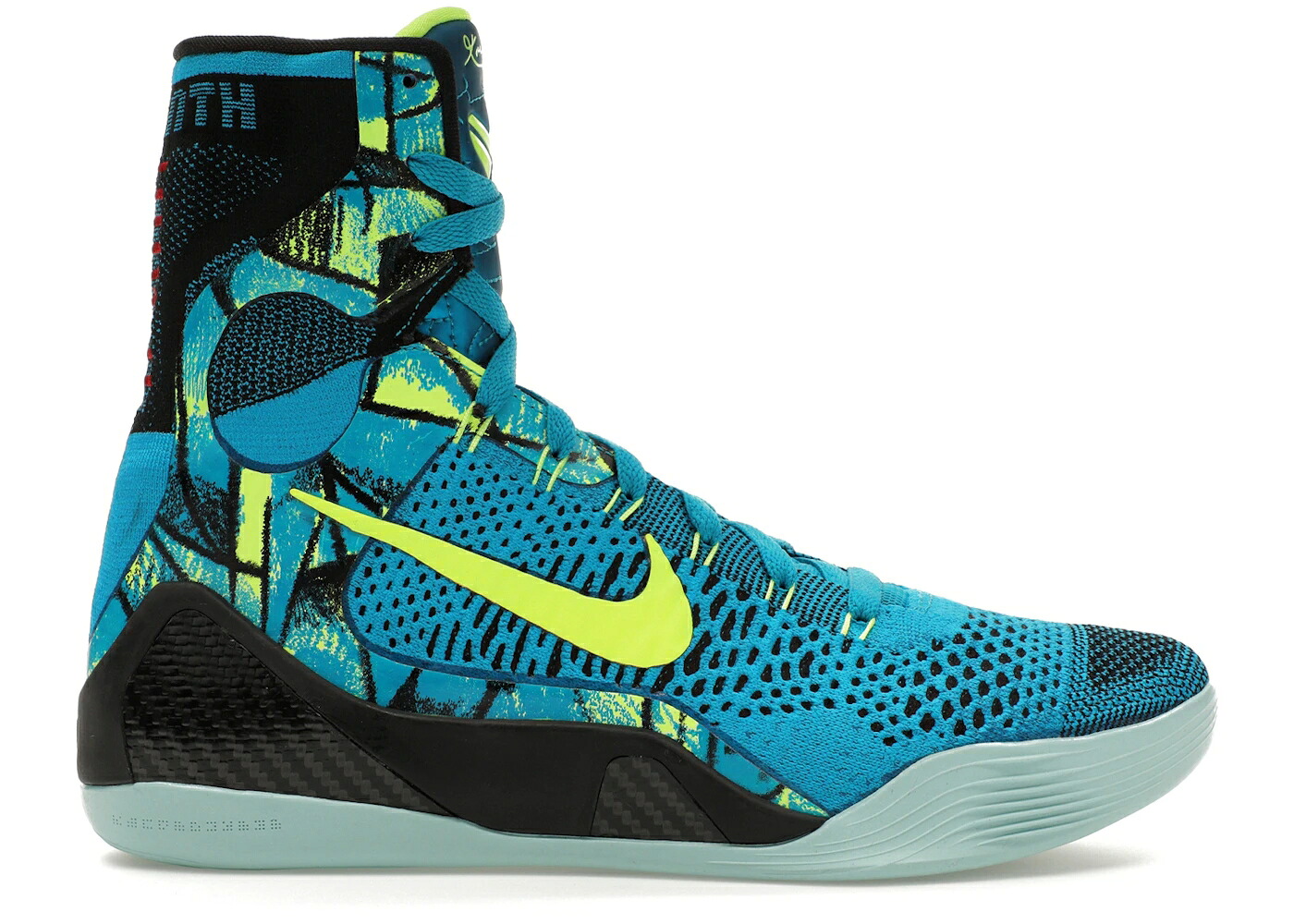 ナイキ コービー エリート スニーカー メンズ NIKE KOBE 9 ELITE PERSPECTIVE / NEON TURQUOISE VOLT