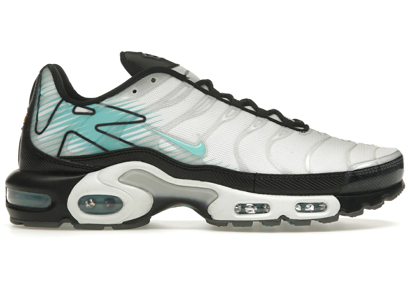 ナイキ マックス 白いこと 白いこと 黒いこと 黒いこと エアマックスプラス スニーカー メンズ NIKE AIR MAX PLUS MERCURIAL VAPOR / WHITE BLACK TEAL