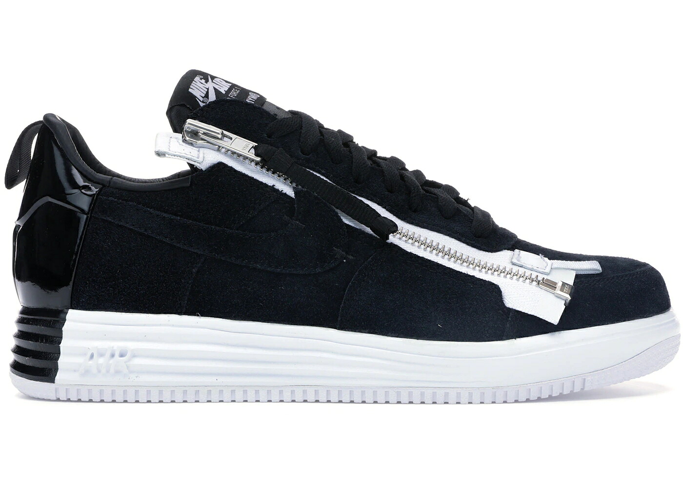 ナイキ ルーナー ルナー 黒いこと 黒いこと 白いこと 白いこと スニーカー メンズ NIKE LUNAR FORCE 1 LOW ACRONYM BLACK WHITE / BLACK WHITE BLACK