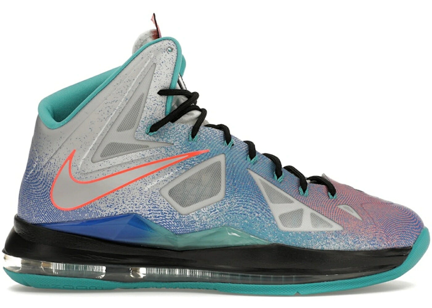 ナイキ レブロン ピュア プラチナム 黒色 ブラック スニーカー メンズ NIKE LEBRON X RE-ENTRY / PURE PLATINUM BLACK SPORT