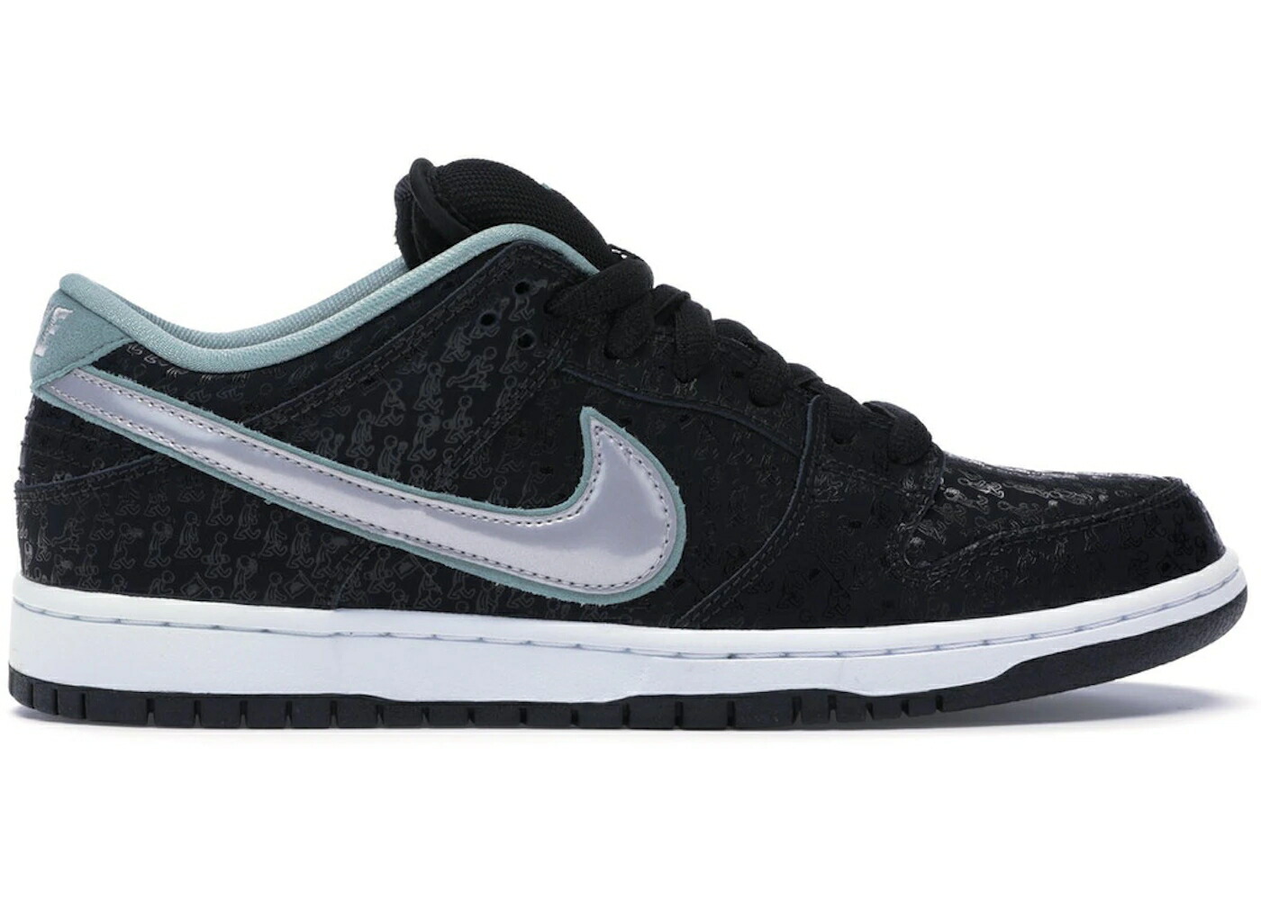 ナイキ エスビー ダンク 黒色 ブラック プラチナム ダンクロー S.P.O.T. スニーカー メンズ NIKE SB DUNK LOW X LANCE MOUNTAIN / BLACK METALLIC PLATINUM CANNON