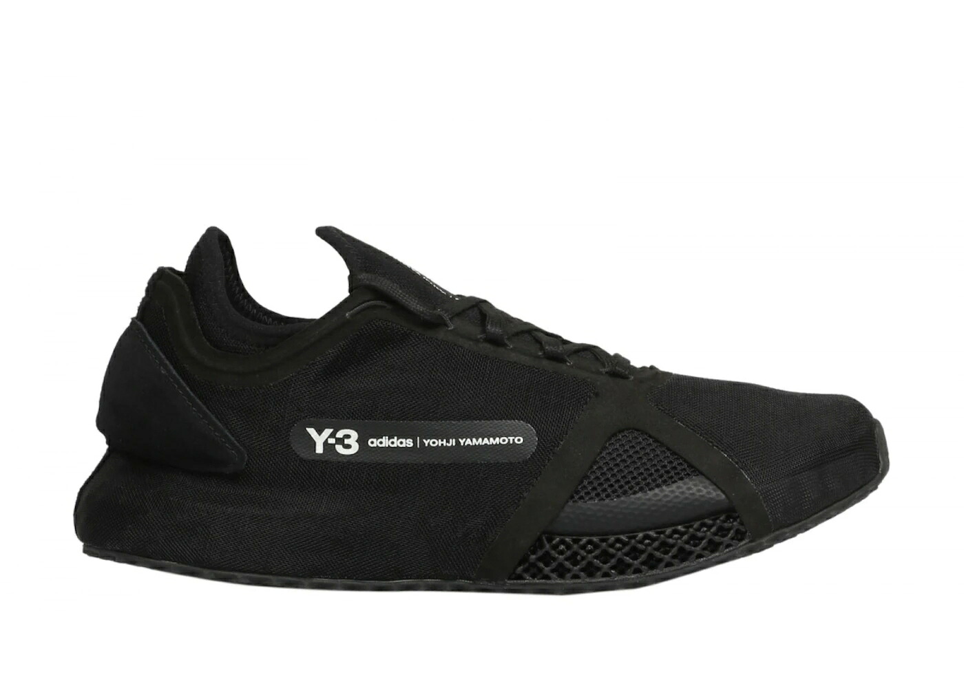 アディダス 黒色 ブラック スニーカー メンズ ADIDAS Y-3 RUNNER 4D IO TRIPLE BLACK / BLACK BLACK BLACK