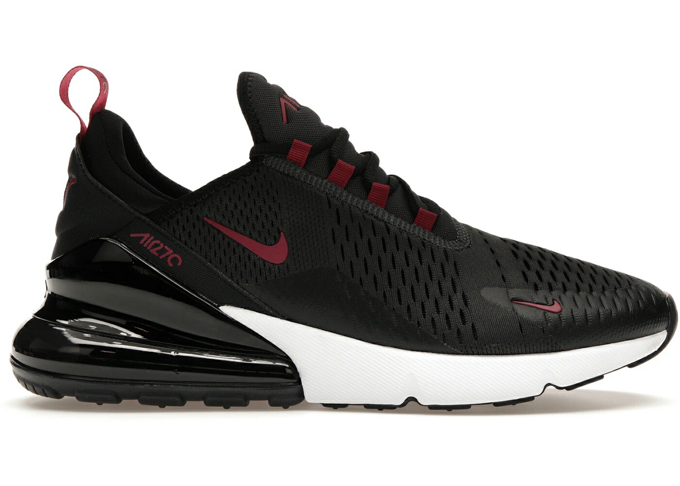 ナイキ マックス チーム 赤 レッド 黒色 ブラック 白色 ホワイト エアマックス スニーカー メンズ NIKE AIR MAX 270 ANTHRACITE TEAM RED / ANTHRACITE BLACK WHITE TEAM RED