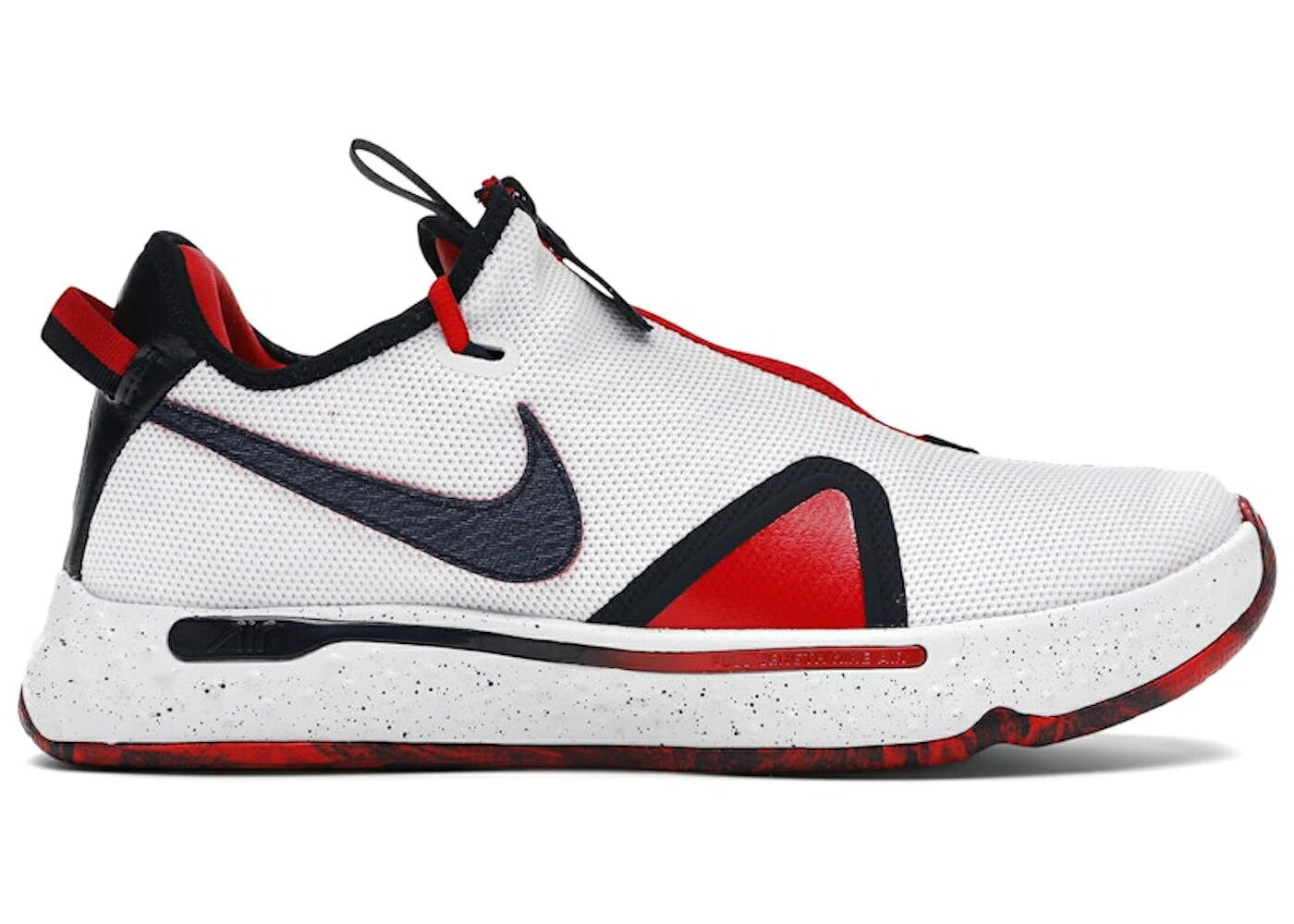 ナイキ 白いこと 白いこと 赤 赤いこと スニーカー メンズ NIKE PG 4 USA / WHITE OBSIDIAN UNIVERSITY RED