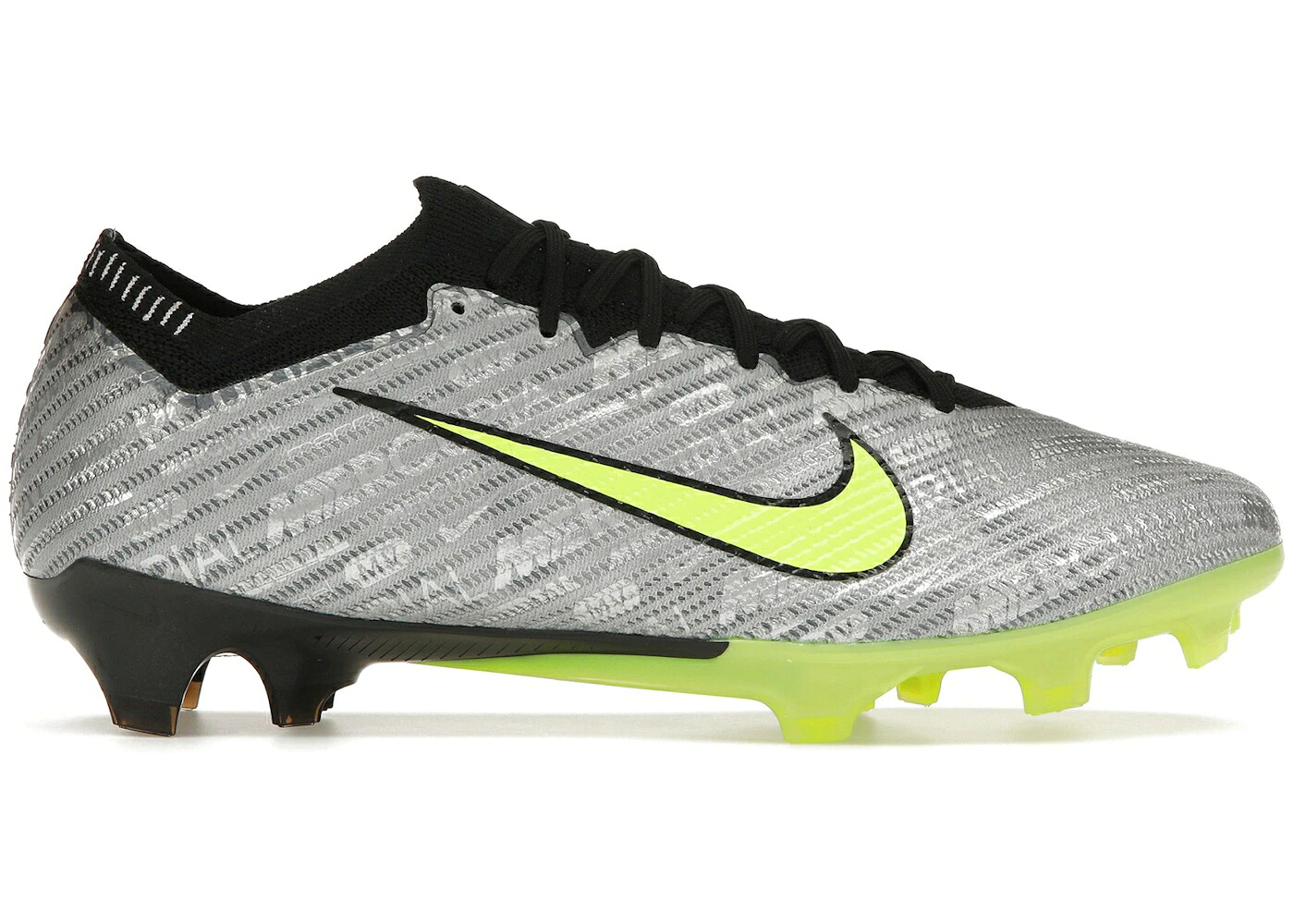 ナイキ 望遠レンズ エリート しろがね色 しろがね色 黒いこと 黒いこと スニーカー メンズ NIKE ZOOM VAPOR 15 ELITE XXV FG 25TH ANNIVERSARY PACK METALLIC SILVER VOLT / METALLIC SILVER BLACK VOLT