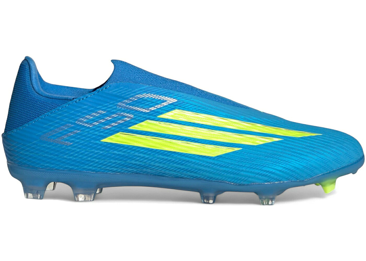 アディダス 青色 ブルー チーム 黄色 イエロー スニーカー メンズ ADIDAS F50 LEAGUE LACELESS FG/MG ICE COLD PRECISION PACK / LUCID RAY BLUE TEAM SOLAR YELLOW