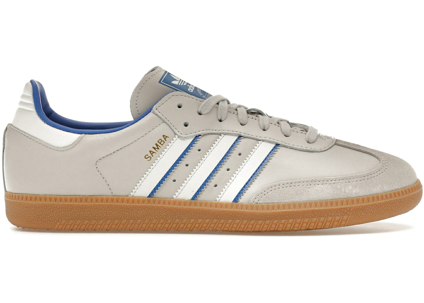 アディダス サンバ 薄墨色 薄墨色 青味 青み 白いこと 白いこと スニーカー メンズ ADIDAS SAMBA OG GREY ONE BLUE / GREY ONE CRYSTAL WHITE BLUE