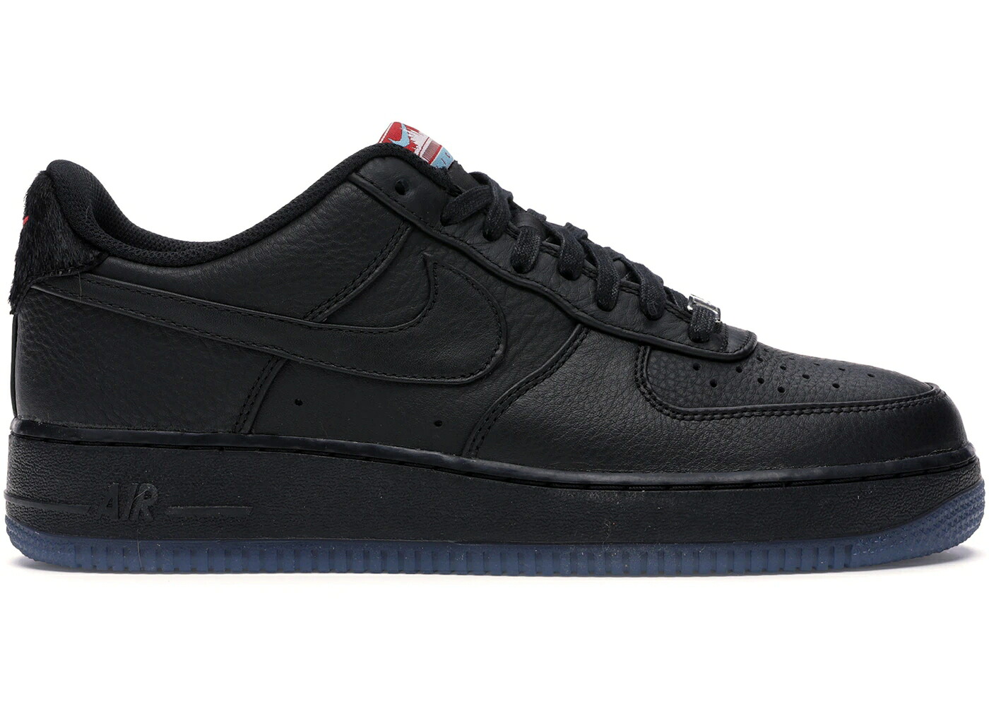 ナイキ 風の強い町 黒いこと 黒いこと 空軍 スニーカー メンズ NIKE AIR FORCE 1 LOW CHICAGO (2019) / BLACK BLACK
