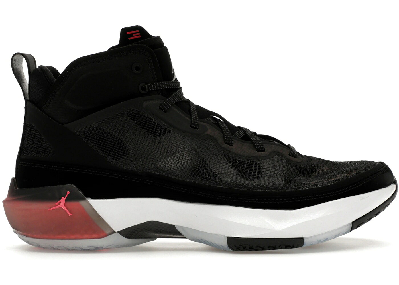 ナイキ ジョーダン 黒色 ブラック 白色 ホワイト スニーカー メンズ JORDAN 37 BLACK HOT PUNCH / BLACK WHITE HOT PUNCH MULTICOLOR
