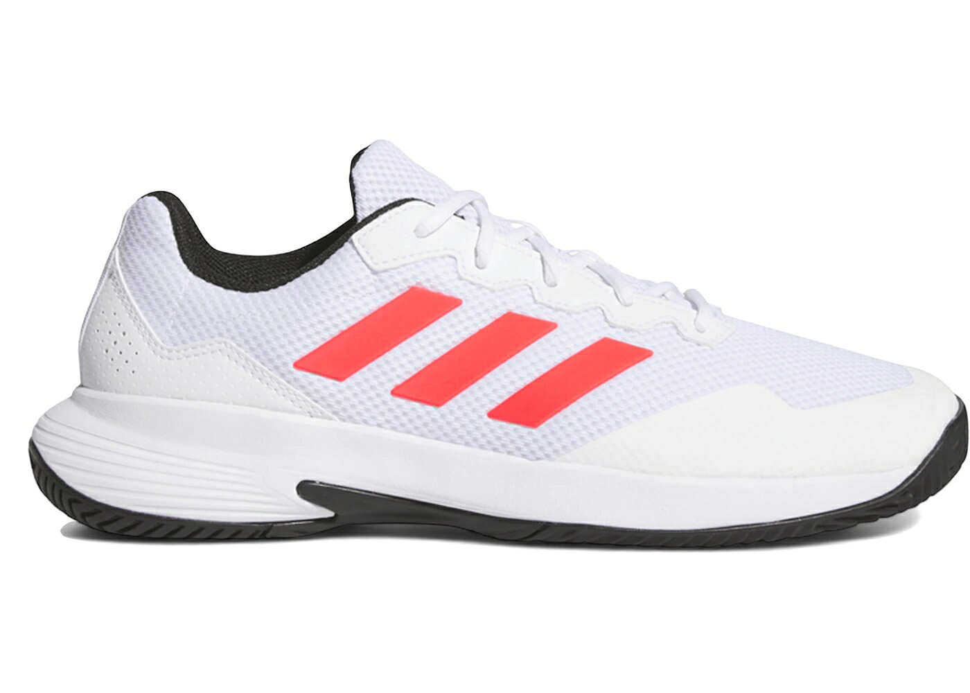 アディダス 白色 ホワイト 赤 レッド 黒色 ブラック コア 2.0 スニーカー メンズ ADIDAS GAMECOURT WHITE LUCID RED BLACK / CLOUD WHITE LUCID RED CORE BLACK