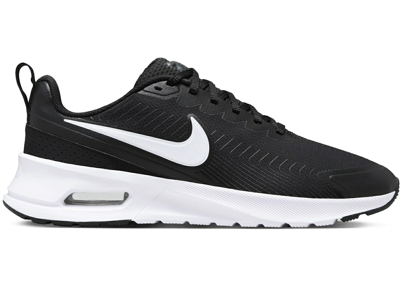 ナイキ マックス 黒色 ブラック 白色 ホワイト エアマックス スニーカー メンズ NIKE AIR MAX NUAXIS BLACK WHITE / BLACK BLACK WHITE WHITE