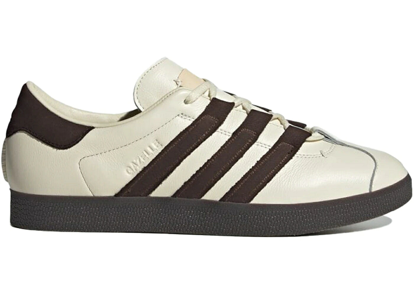 アディダス ガゼル クリーム 茶色 ブラウン 白色 ホワイト スニーカー メンズ ADIDAS GAZELLE FOOT INDUSTRY CREAM BROWN / CREAM WHITE DARK BROWN OFF WHITE