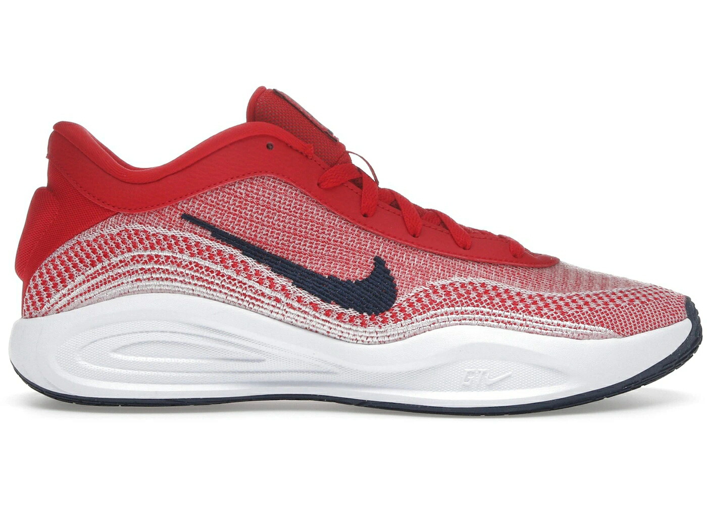 ナイキ アカデミー 赤 レッド 白色 ホワイト スニーカー メンズ NIKE GT HUSTLE ACADEMY UNIVERSITY RED OBSIDIAN / UNIVERSITY RED WHITE OBSIDIAN