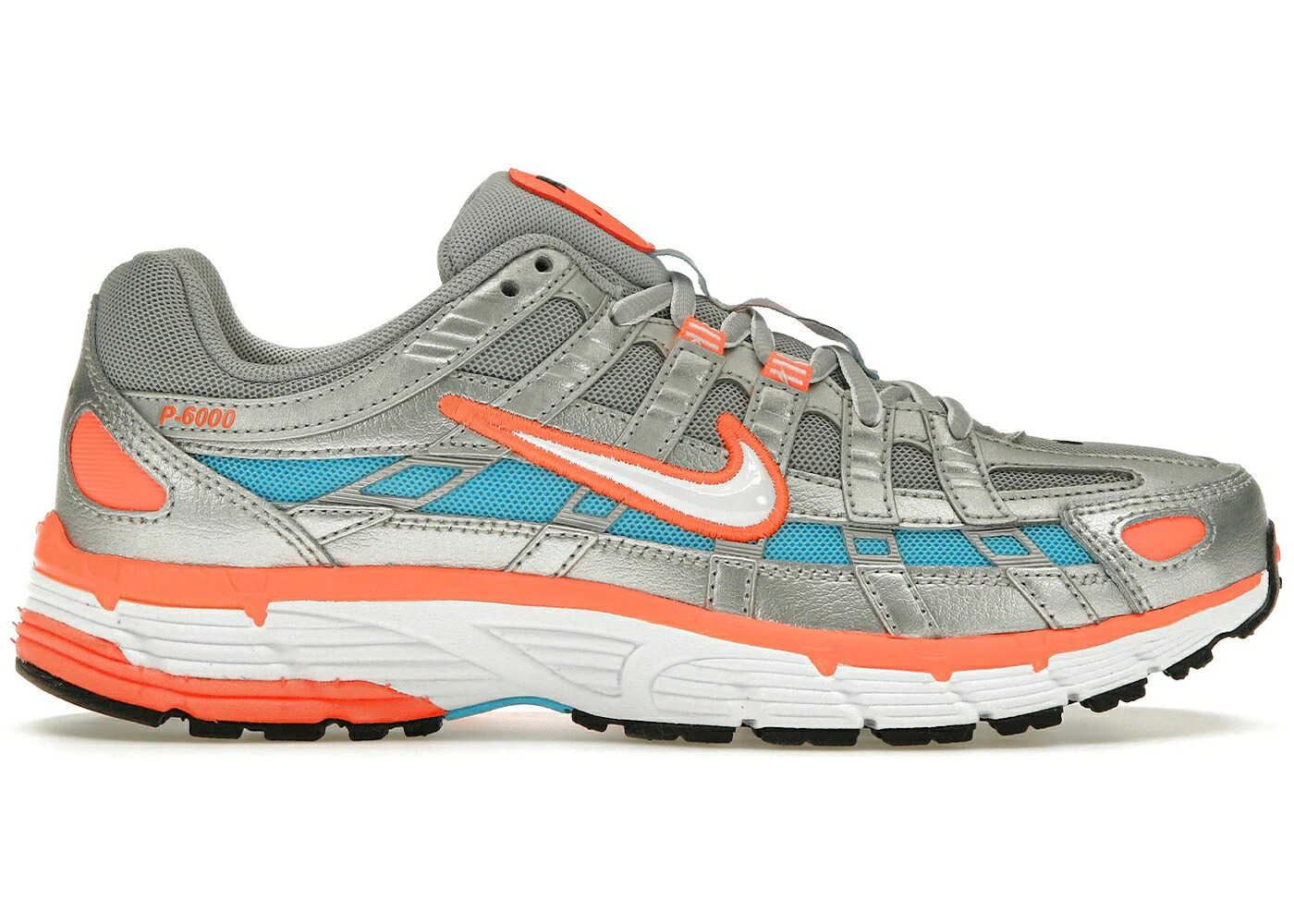 ナイキ しろがね色 しろがね色 クリムゾン 青み 青色 WOMEN\u0027S スニーカー レディース NIKE P-6000 METALLIC SILVER CRIMSON BLUE FURY (WOMEN\u0027S) / METALLIC SILVER HYPER CRIMSON