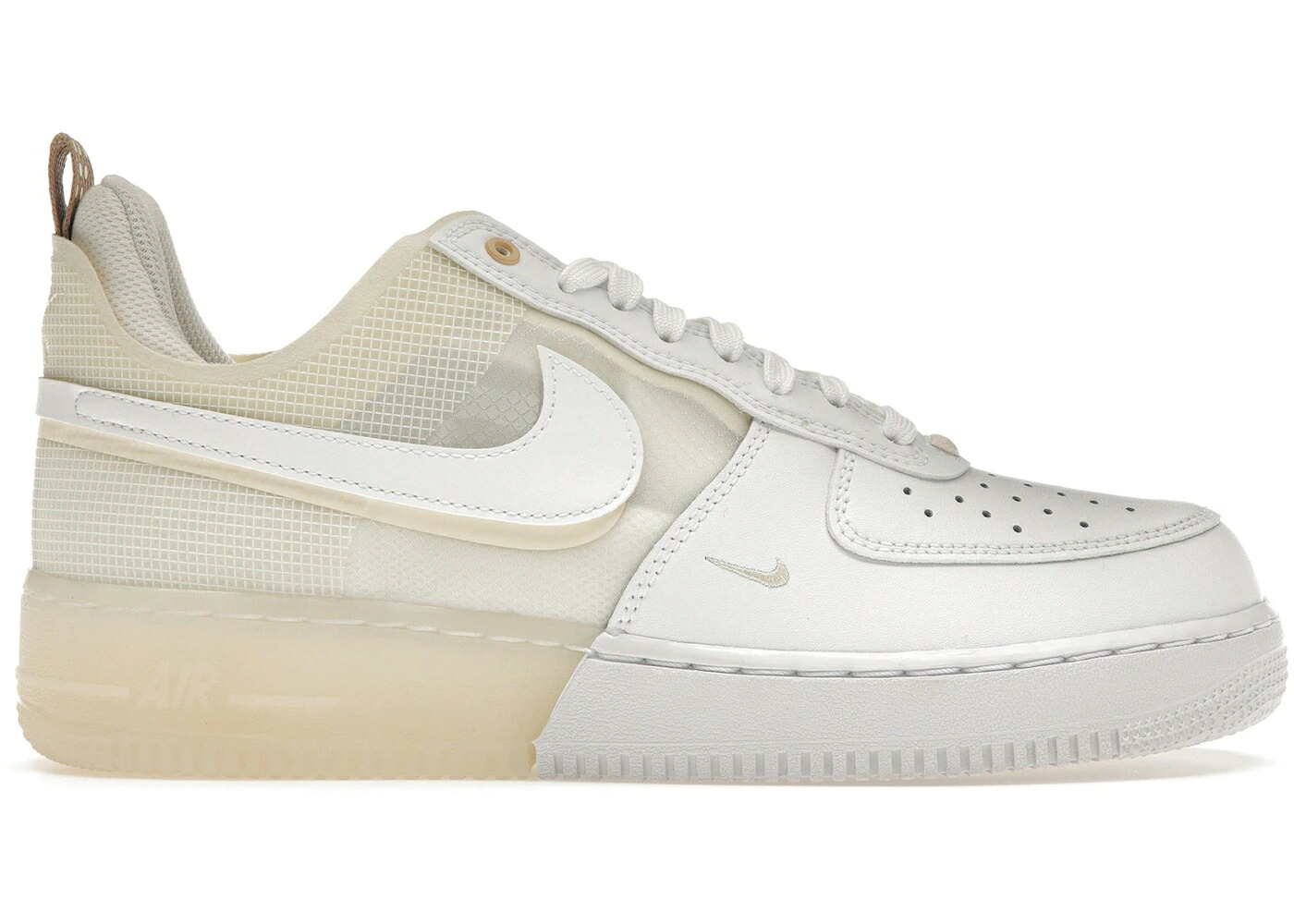ナイキ リアクト 白いこと 白いこと 空軍 スニーカー メンズ NIKE AIR FORCE 1 REACT COCONUT MILK / WHITE WHITE COCONUT MILK LIGHT