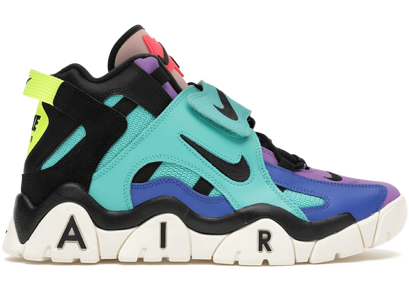 ナイキ ミッド ストリート コレクション 黒色 ブラック 白色 ホワイト エアバラージ スニーカー メンズ NIKE AIR BARRAGE MID ATMOS POP THE STREET COLLECTION / MULTI COLOR BLACK WHITE
