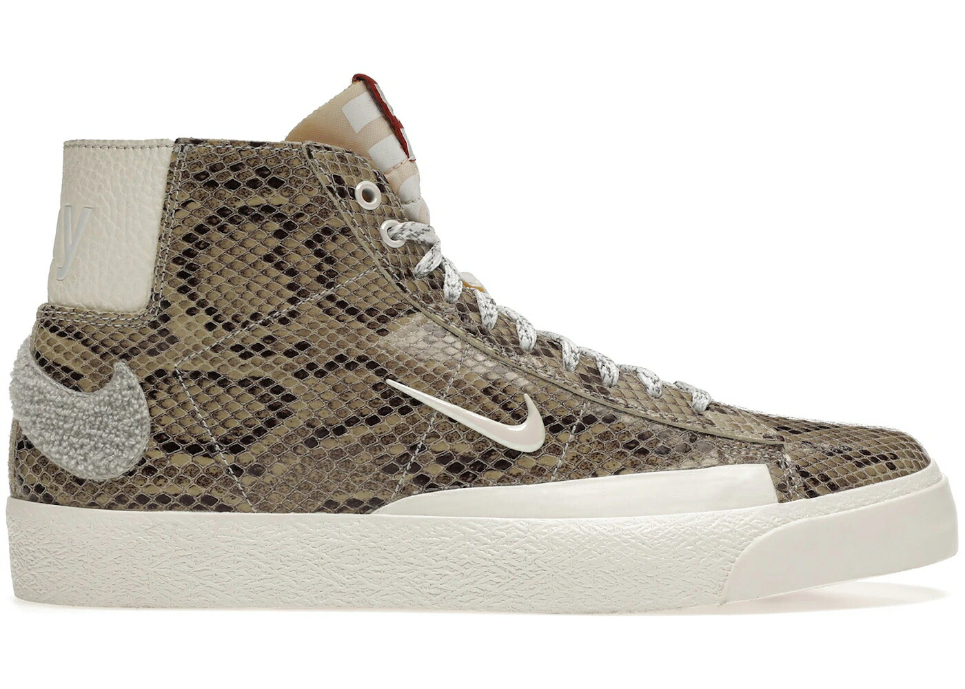 ナイキ エスビー ブレイザー ミッド 白いこと 白いこと FRI.DAY スニーカー メンズ NIKE SB BLAZER MID SOULLAND 03 / SNAKE WHITE