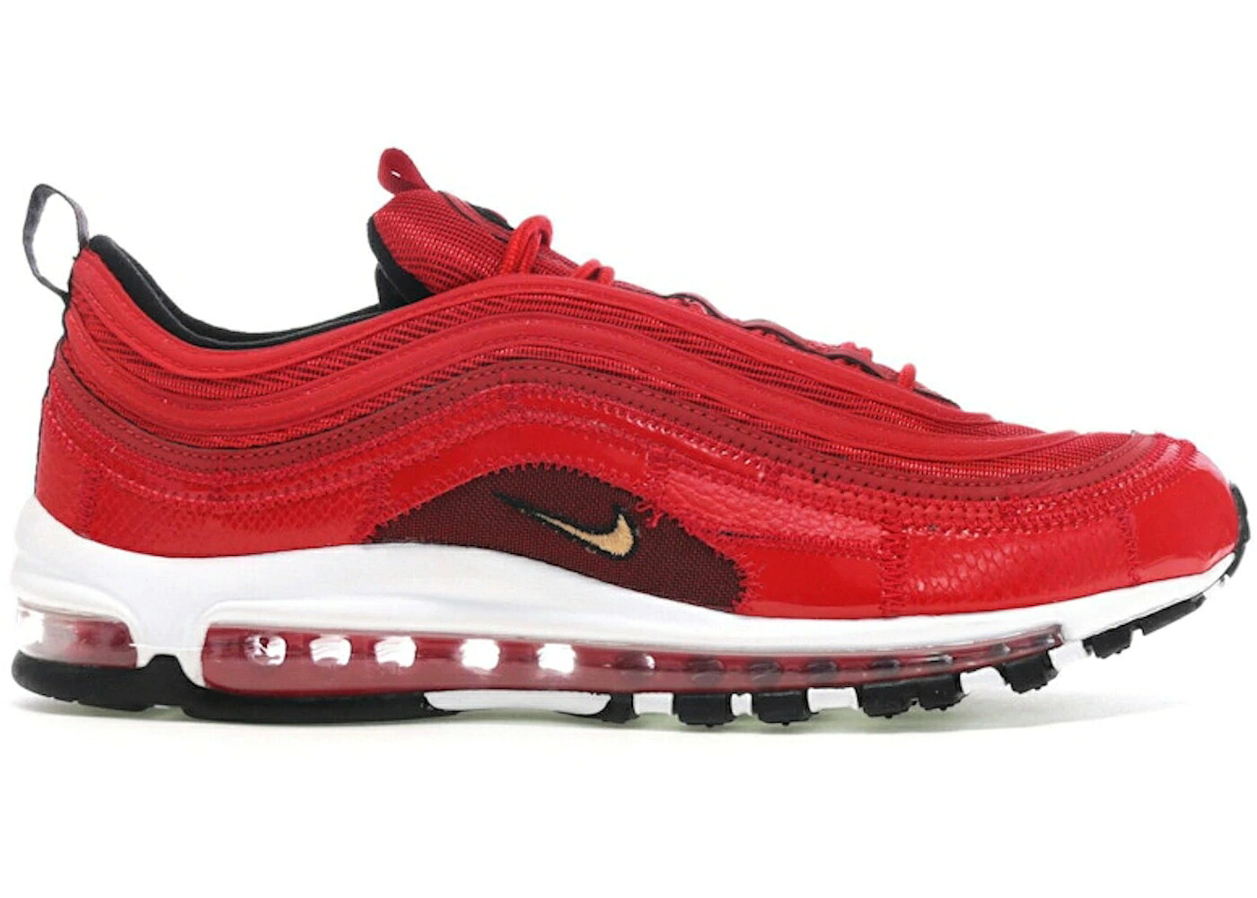 ナイキ マックス 赤 赤いこと ゴールド 白いこと 白いこと 大気圏マックス スニーカー メンズ NIKE AIR MAX 97 CRISTIANO RONALDO PORTUGAL PATCHWORK / VARSITY RED METALLIC GOLD WHITE