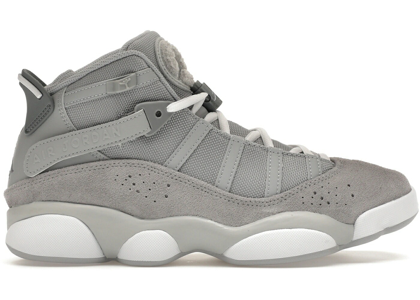 ナイキ ジョーダン リング 灰色 グレー 白色 ホワイト クール スニーカー メンズ JORDAN 6 RINGS WOLF GREY / WOLF GREY WHITE COOL GREY