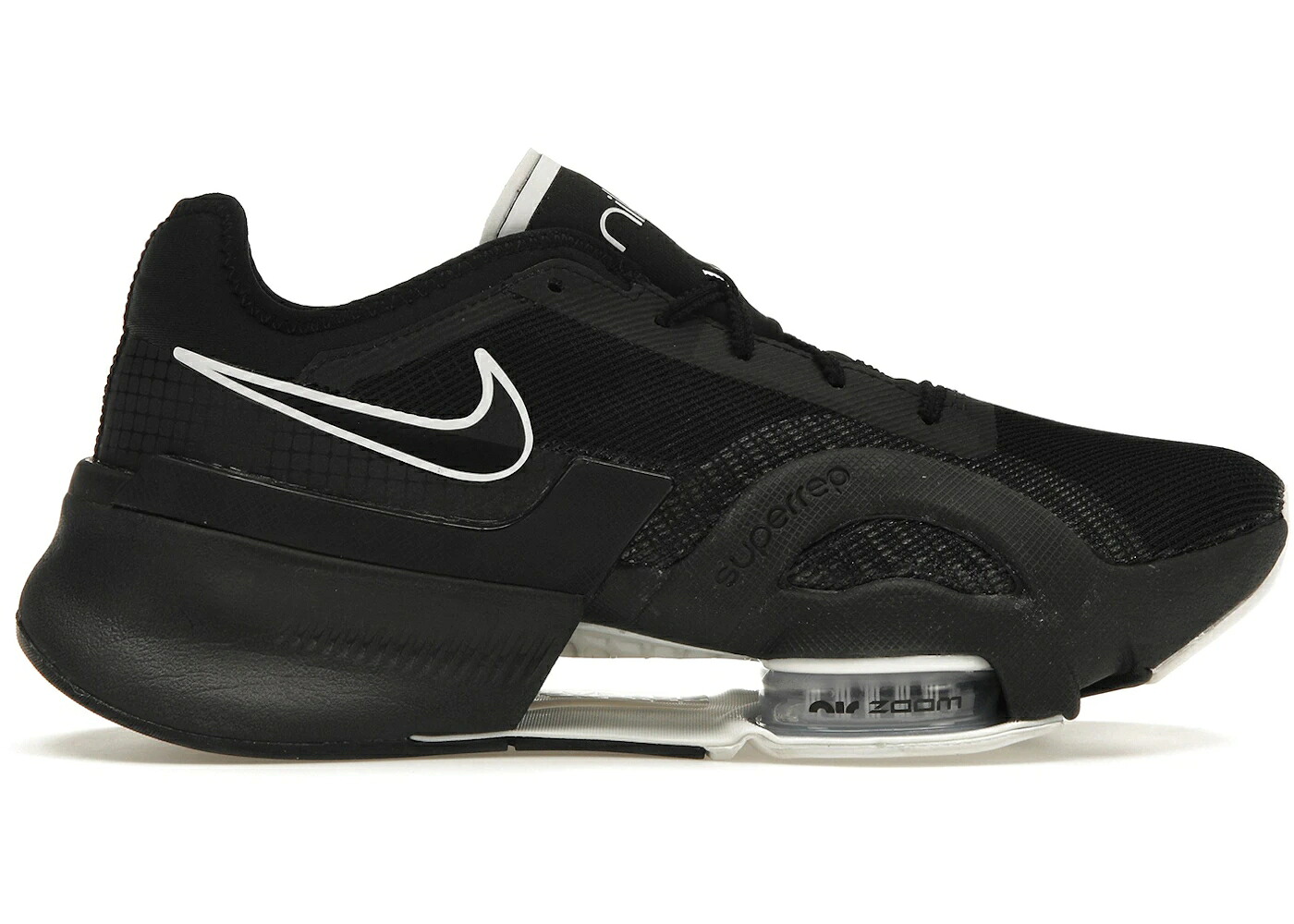 ナイキ ズーム 黒色 ブラック 白色 ホワイト WOMEN'S スニーカー レディース NIKE AIR ZOOM SUPERREP 3 BLACK WHITE (WOMEN'S) / BLACK BLACK ANTHRACITE WHITE