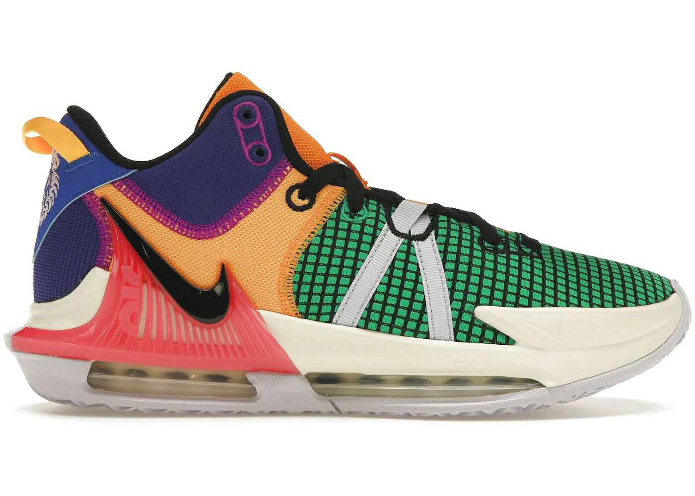 ナイキ レブロン 紫 パープル ウィットネス スニーカー メンズ NIKE LEBRON WITNESS 7 MULTI-COLOR / VIVID PURPLE SEA CORAL OXYGEN