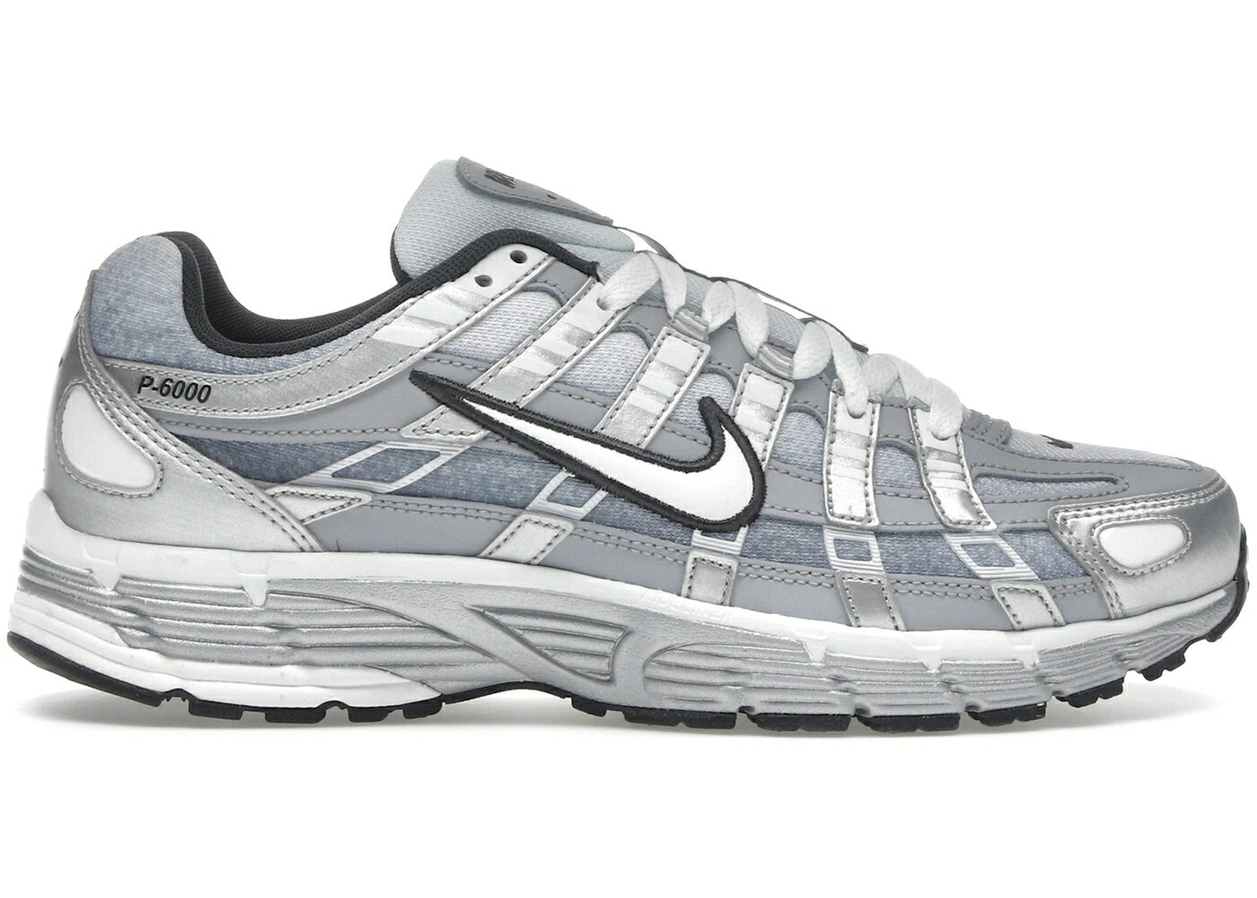 ナイキ 銀色 シルバー 灰色 グレー 白色 ホワイト スニーカー メンズ NIKE P-6000 METALLIC SILVER SUMMIT WHITE-WOLF GREY / METALLIC SILVER SUMMIT WHITE