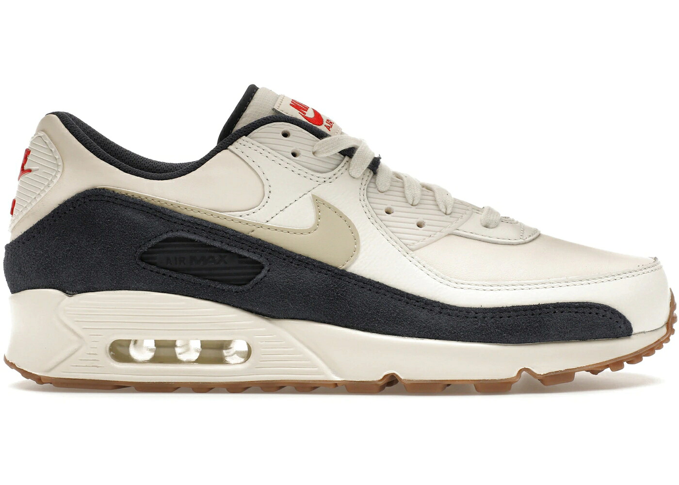 ナイキ マックス 象牙色 サンダー 青味 青色 エア湖マックス スニーカー メンズ NIKE AIR MAX 90 RARE PALE IVORY THUNDER BLUE / PALE IVORY THUNDER BLUE SAIL スニーカー-靴-メンズ靴