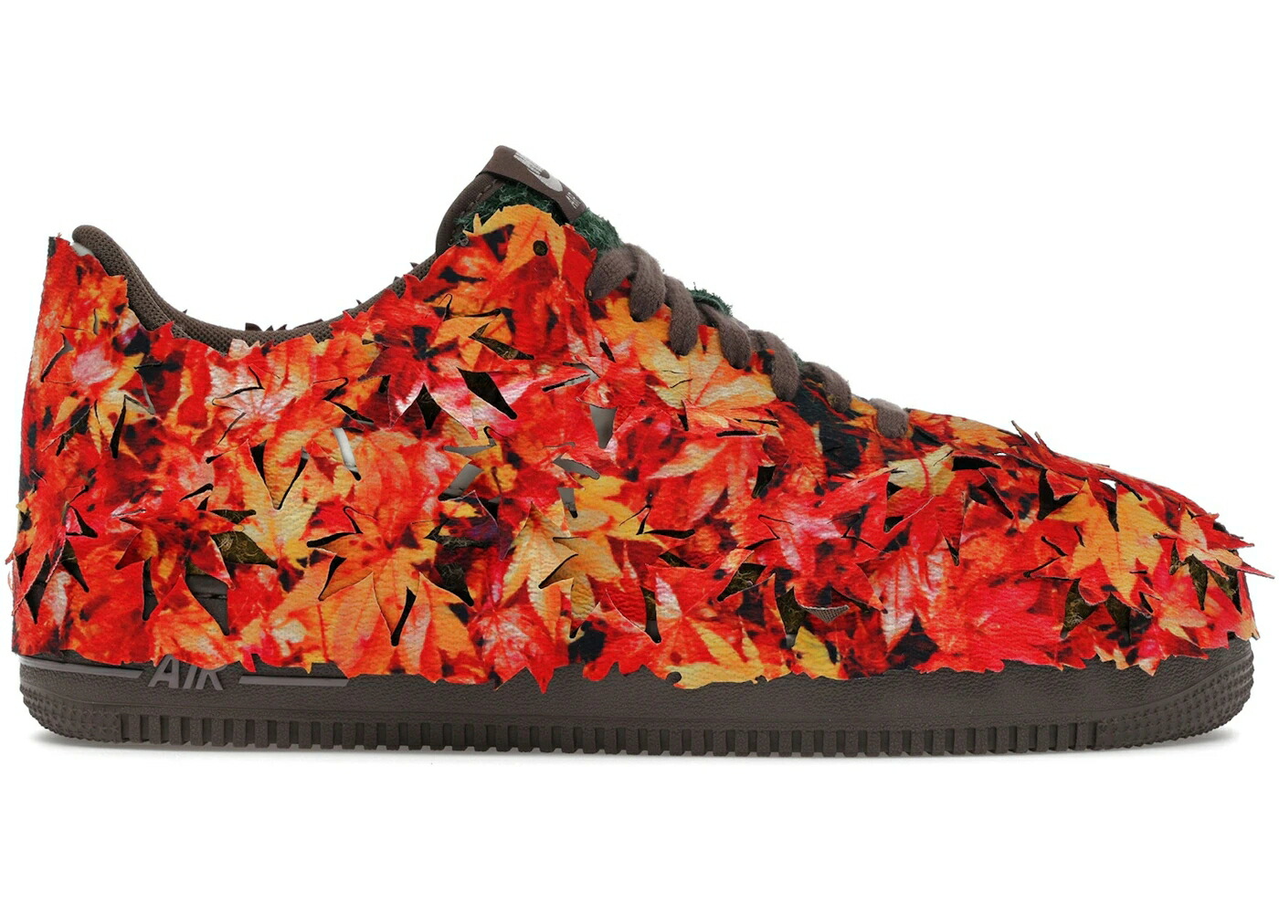 ナイキ カモ柄 オリーブ エアフォース スニーカー メンズ NIKE AIR FORCE 1 LOW LX LEAF CAMO / OLIVE FLAK SAIL MEDIUM OLIVE FIR