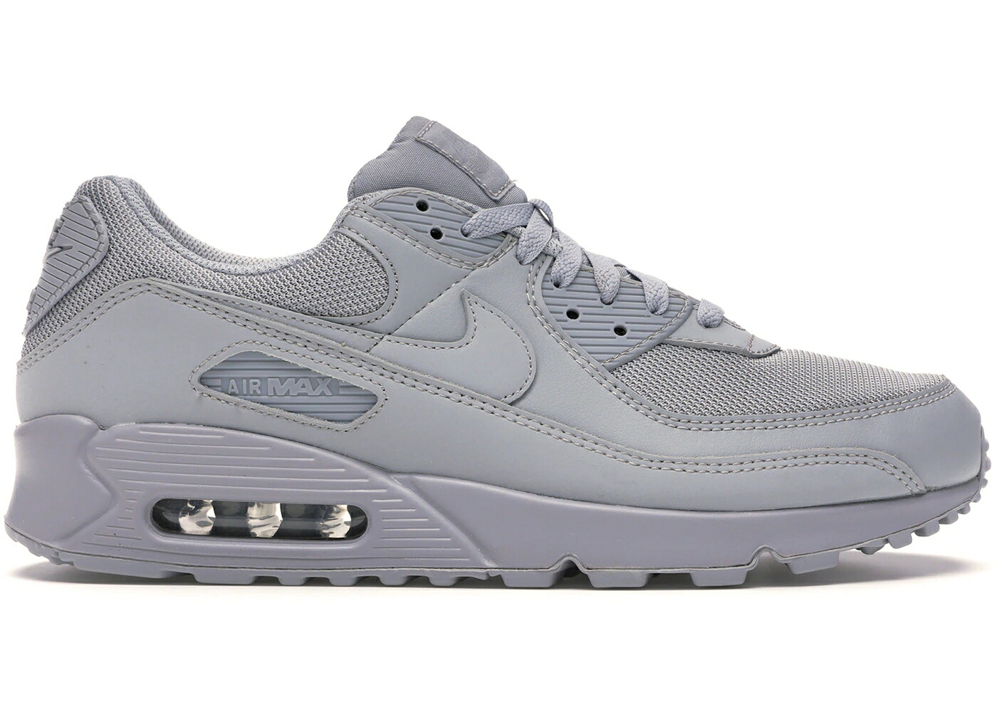 ナイキ マックス 薄墨色 薄墨色 エア湖マックス スニーカー メンズ NIKE AIR MAX 90 RECRAFT WOLF GREY / WOLF GREY WOLF GREY WOLF GREY