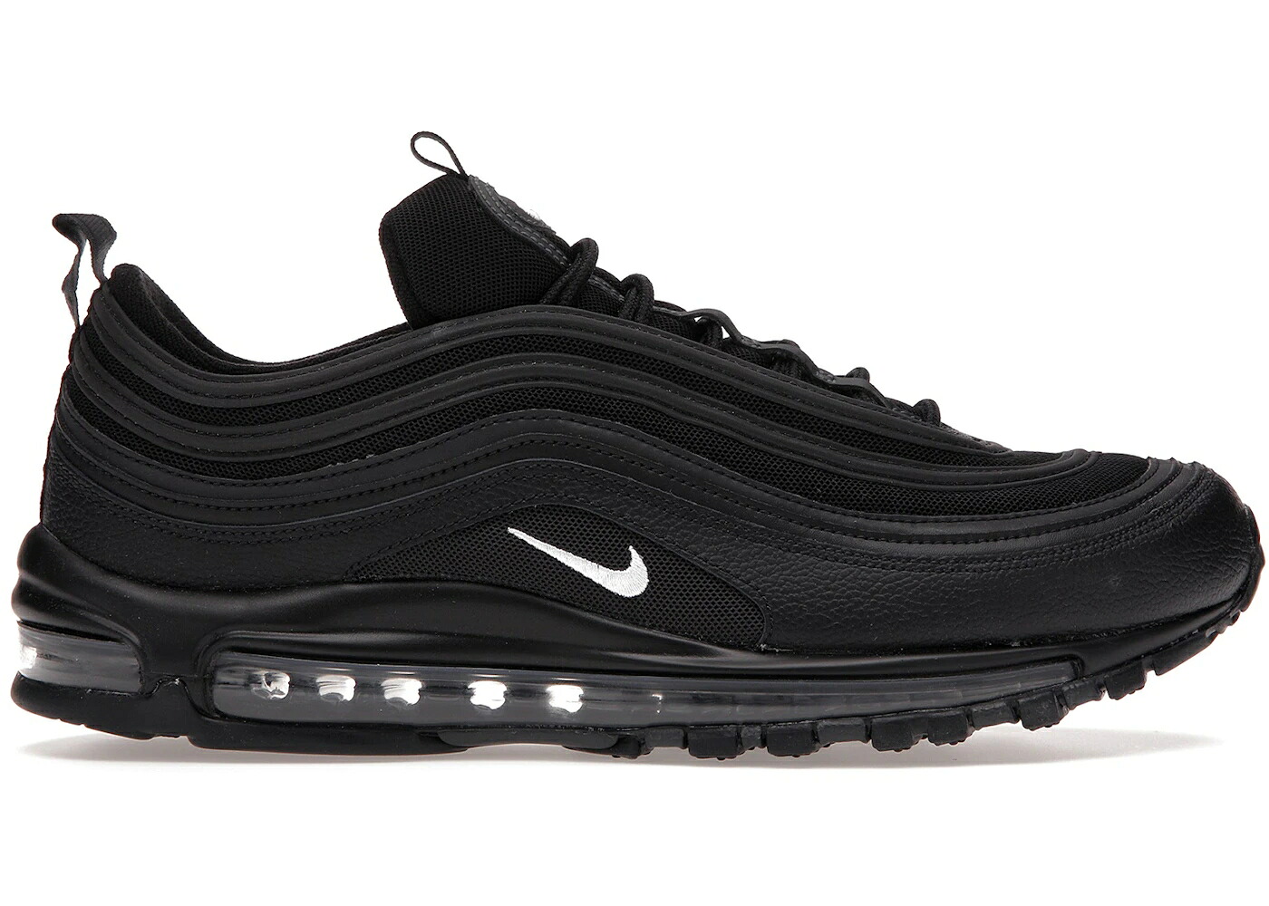 ナイキ マックス 黒色 ブラック 白色 ホワイト エアマックス スニーカー メンズ NIKE AIR MAX 97 BLACK WHITE ANTHRACITE / BLACK WHITE ANTHRACITE｜スニケス