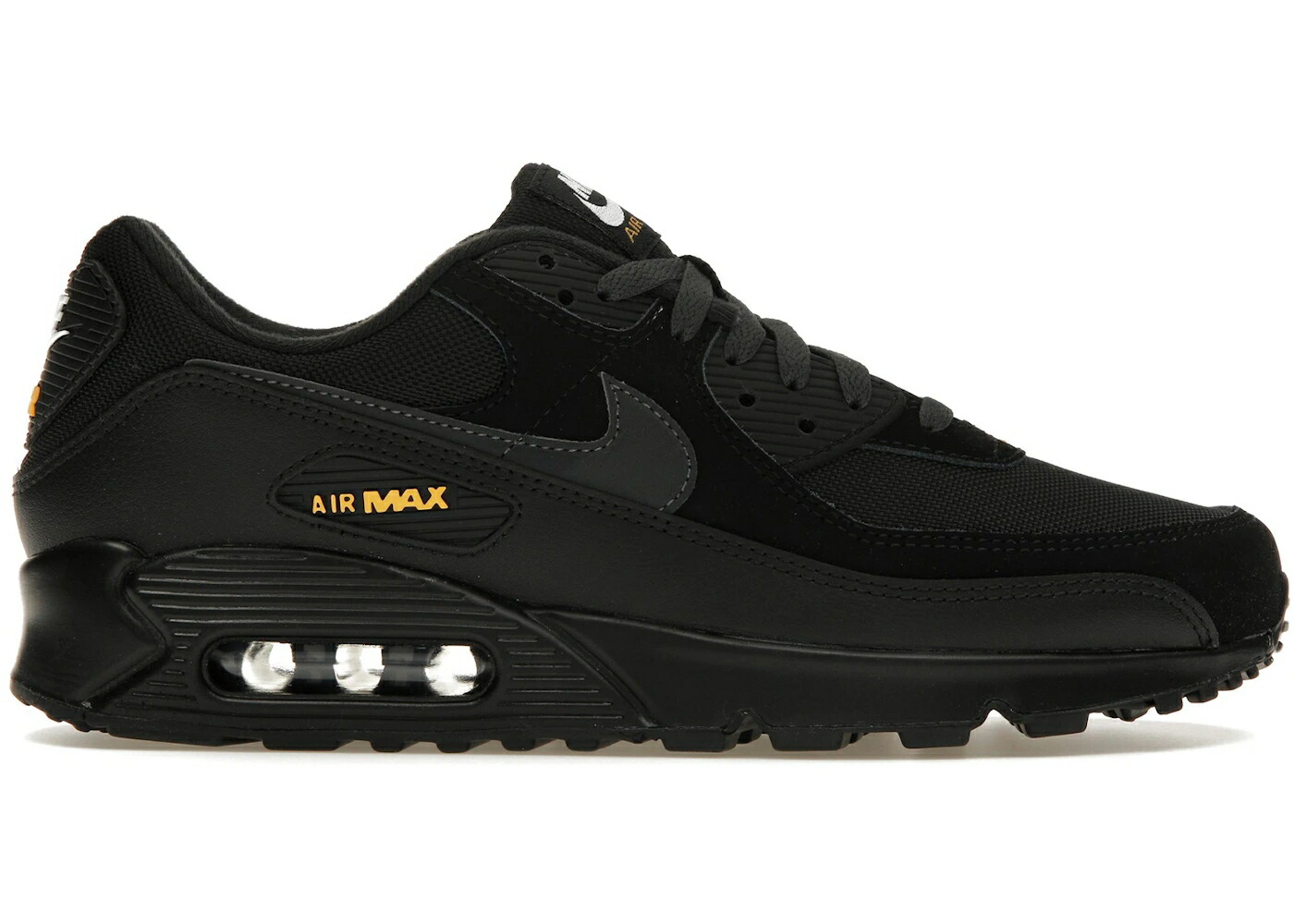 ナイキ マックス 黒いこと 黒いこと す早さ 黄味がかった 黄色 大気圏マックス スニーカー メンズ NIKE AIR MAX 90 BLACK SPEED YELLOW / BLACK SPEED YELLOW