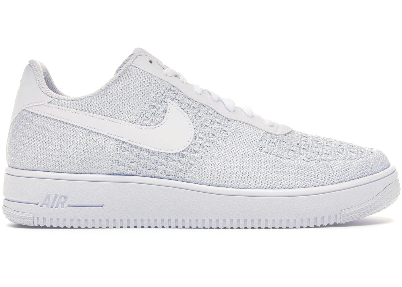 ナイキ フライニット 白色 ホワイト ピュア プラチナム エアフォース スニーカー メンズ NIKE AIR FORCE 1 FLYKNIT 2 WHITE PURE PLATINUM / WHITE PURE PLATINUM PURE|スニケス
