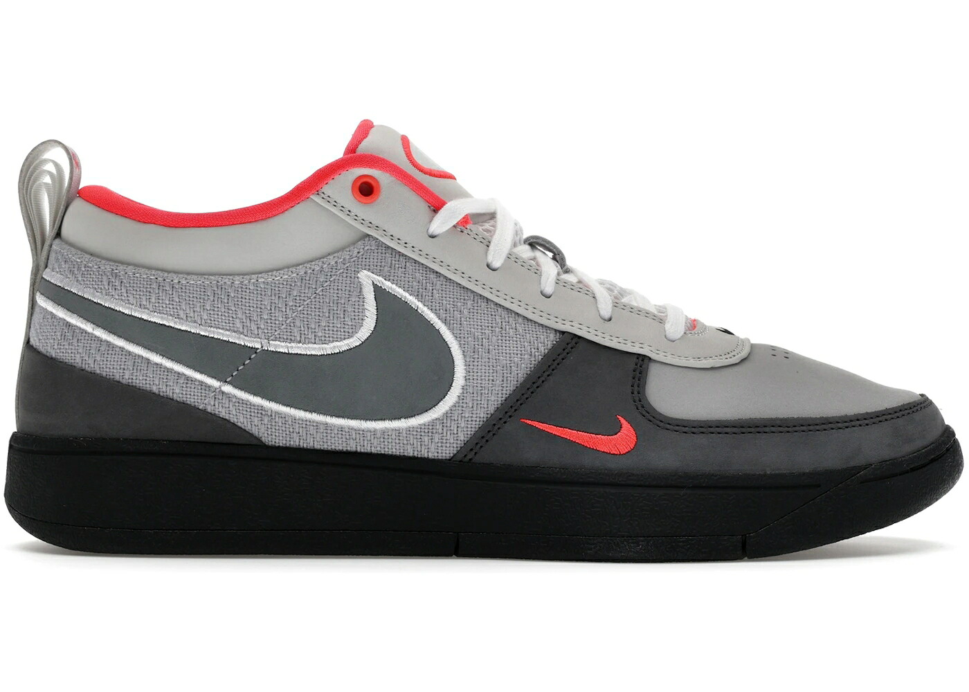 ナイキ 赤 レッド 灰色 グレー クール スニーカー メンズ NIKE BOOK 1 SOLAR RED 95 / WOLF GREY COOL GREY PHOTON DUST|スニケス