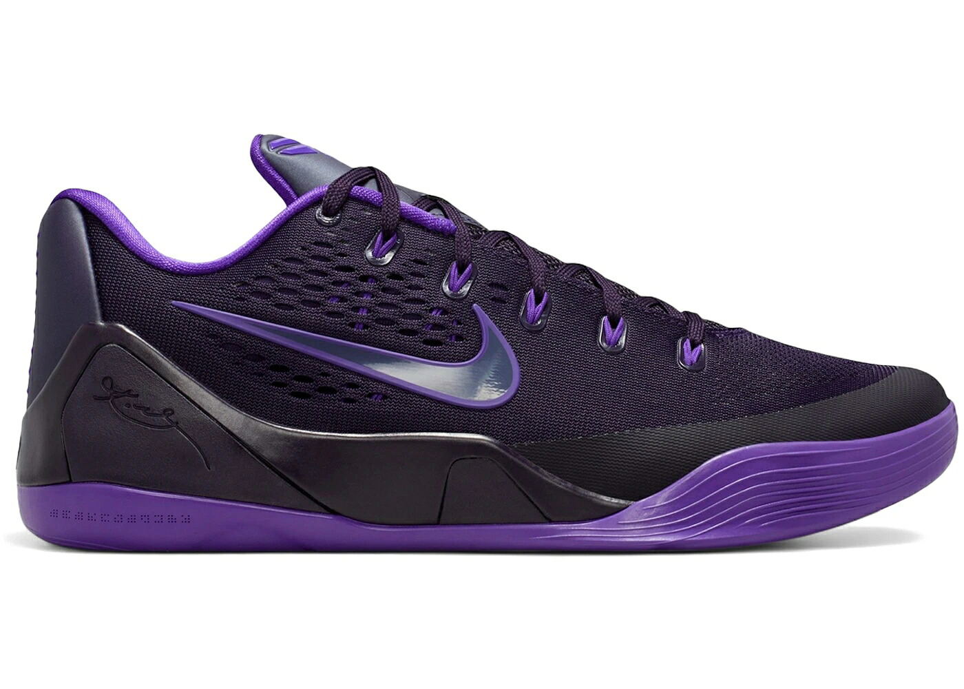 ナイキ コービー プロトロ 紫 パープル スニーカー メンズ NIKE KOBE 9 EM LOW PROTRO TB PURPLE DYNASTY / PURPLE DYNASTY FIERCE PURPLE｜スニケス