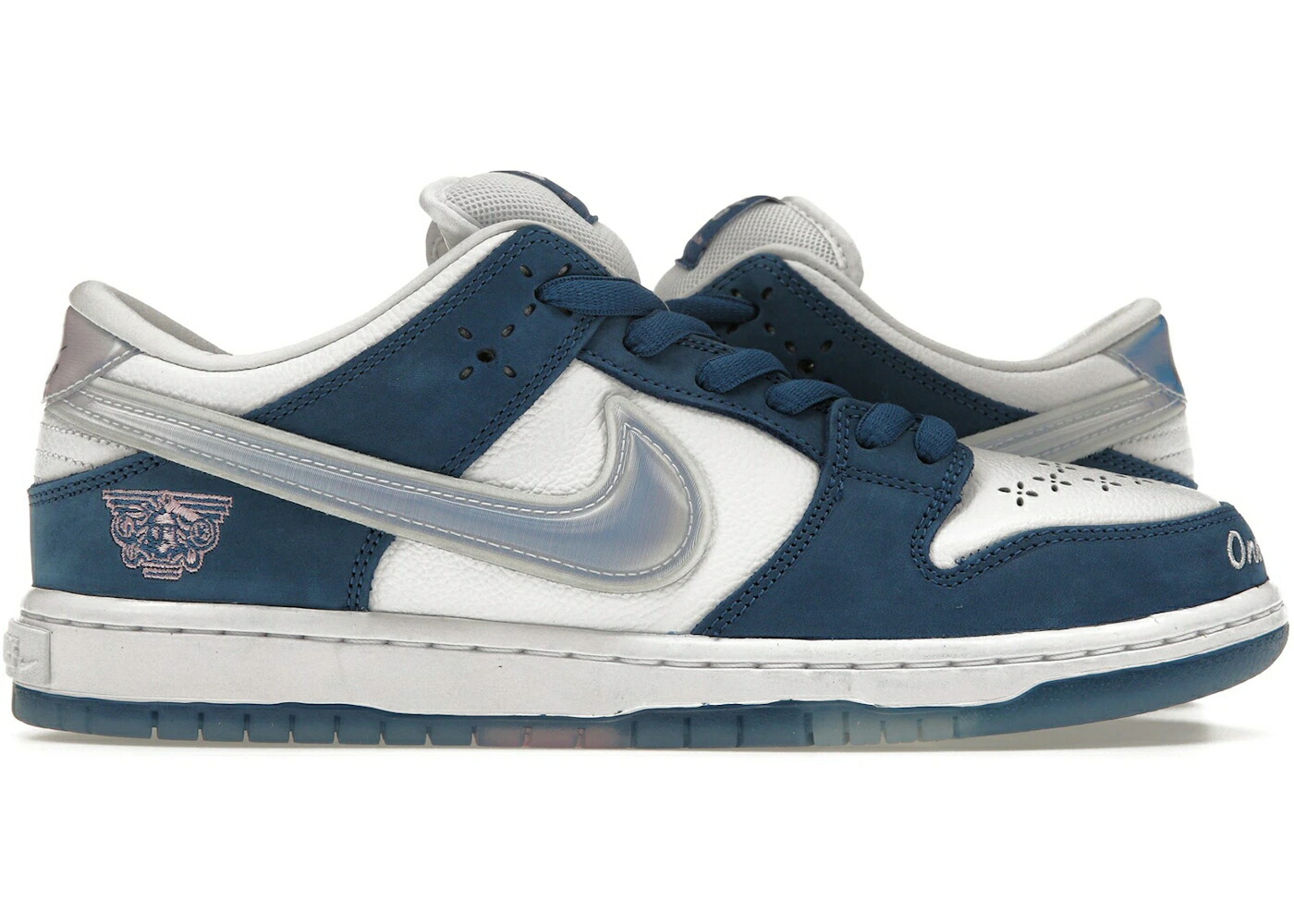 ナイキ エスビー ダンク タイム ディープ 青色 ブルー 白色 ホワイト ダンクロー スニーカー メンズ NIKE SB DUNK LOW BORN X RAISED ONE BLOCK AT A TIME / DEEP ROYAL BLUE WHITE WHITE
