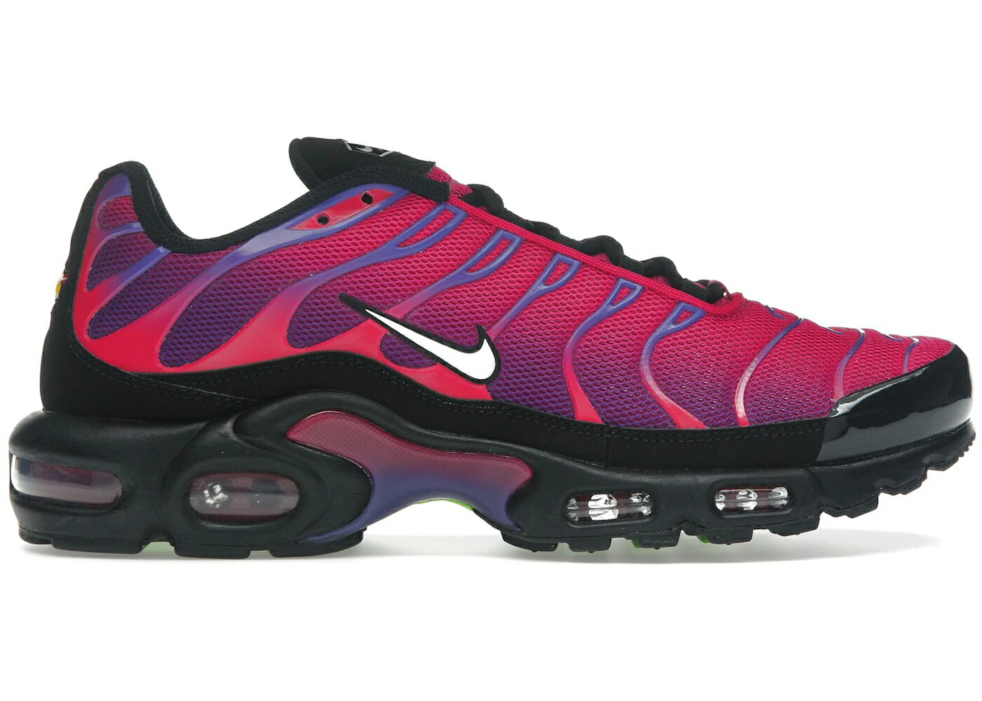 ナイキ マックス 黒いこと 黒いこと 純然たる 紫 パープル エアマックスプラス スニーカー メンズ NIKE AIR MAX PLUS REBELLIOUS FIREBERRY / FIREBERRY BLACK PURE PURPLE