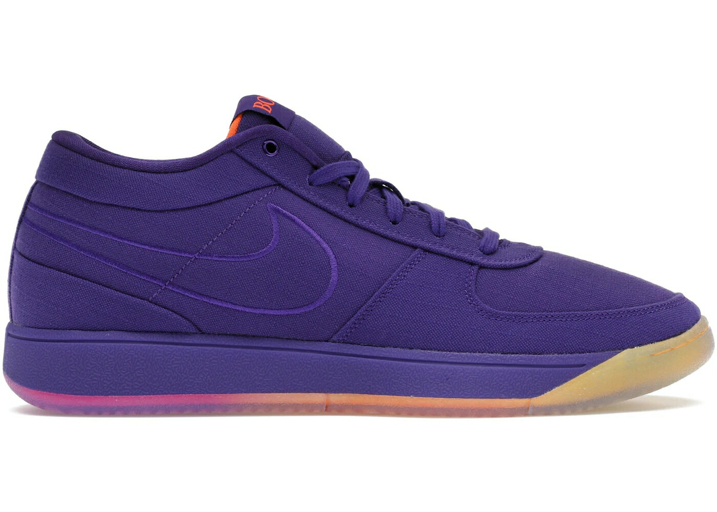 ナイキ 厚地の外套 紫 パープル 橙 オレンジ色 スニーカー メンズ NIKE BOOK 1 SUNSET / COURT PURPLE TOTAL ORANGE TAUPE