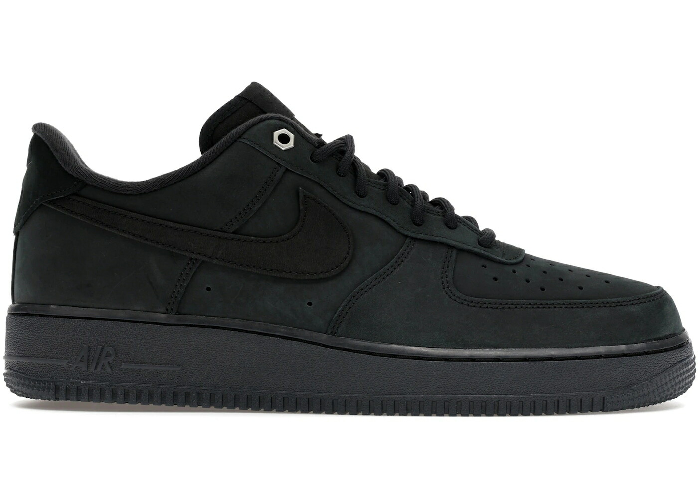 ナイキ 黒色 ブラック エアフォース 07 スニーカー メンズ NIKE AIR FORCE 1 LOW WB TRIPLE BLACK NUBUCK / BLACK BLACK