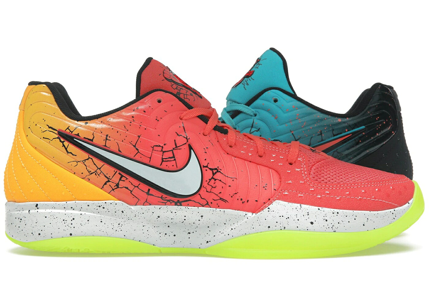 ナイキ クリムゾン しろがね色 しろがね色 スニーカー メンズ NIKE JA 2 KOOL-AID MIXED BERRY / BRIGHT CRIMSON FLAT SILVER HYPER