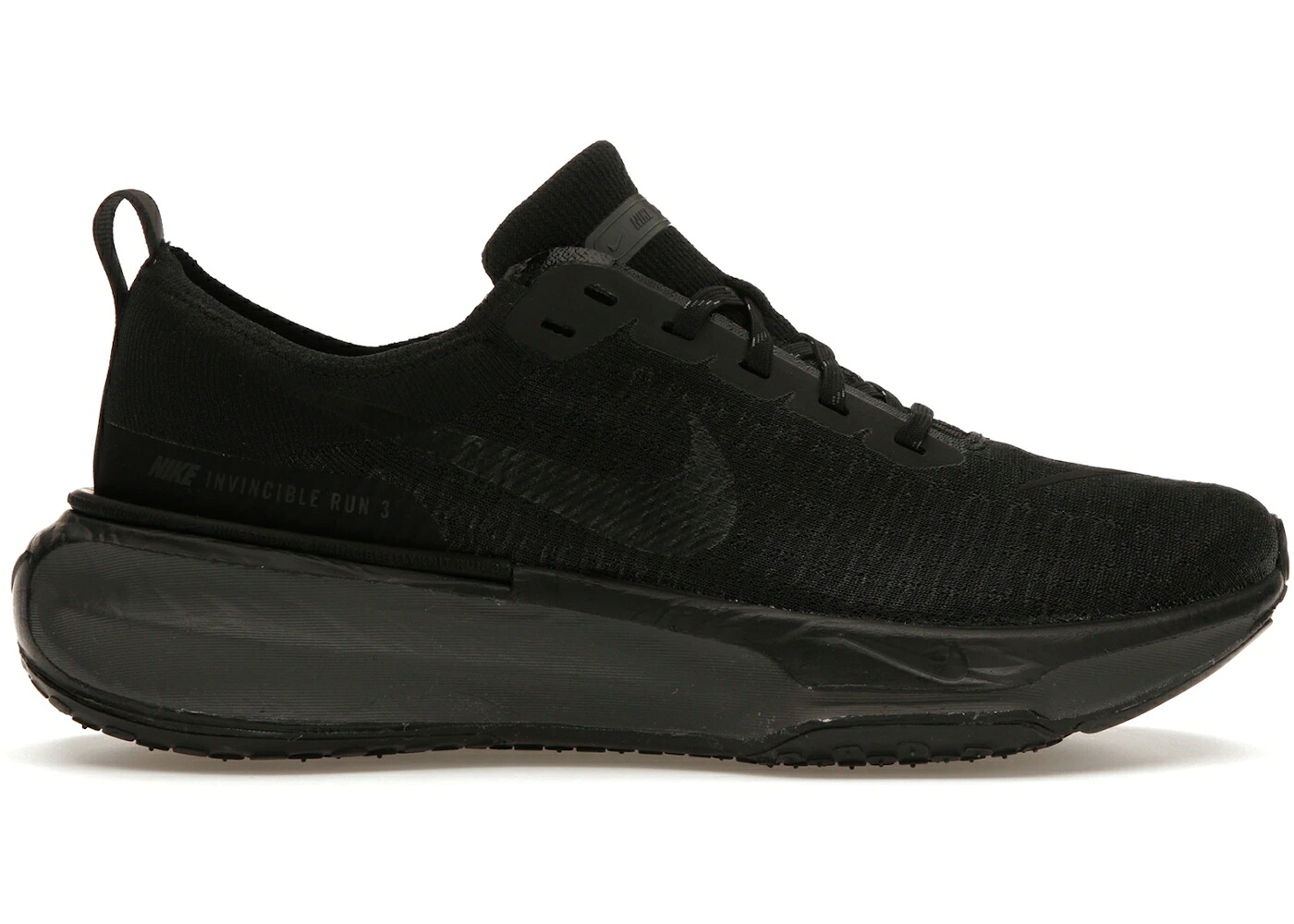 ナイキ ラン 黒色 ブラック スニーカー メンズ NIKE ZOOMX INVINCIBLE RUN 3 BLACK / BLACK ANTHRACITE BLACK
