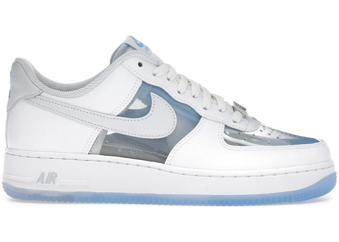 ナイキ 白いこと 白いこと 青味 青み 純然たる 空軍 2.0 スニーカー メンズ NIKE AIR FORCE 1 LOW INVISIBLE WOMAN / WHITE UNIVERSITY BLUE PURE