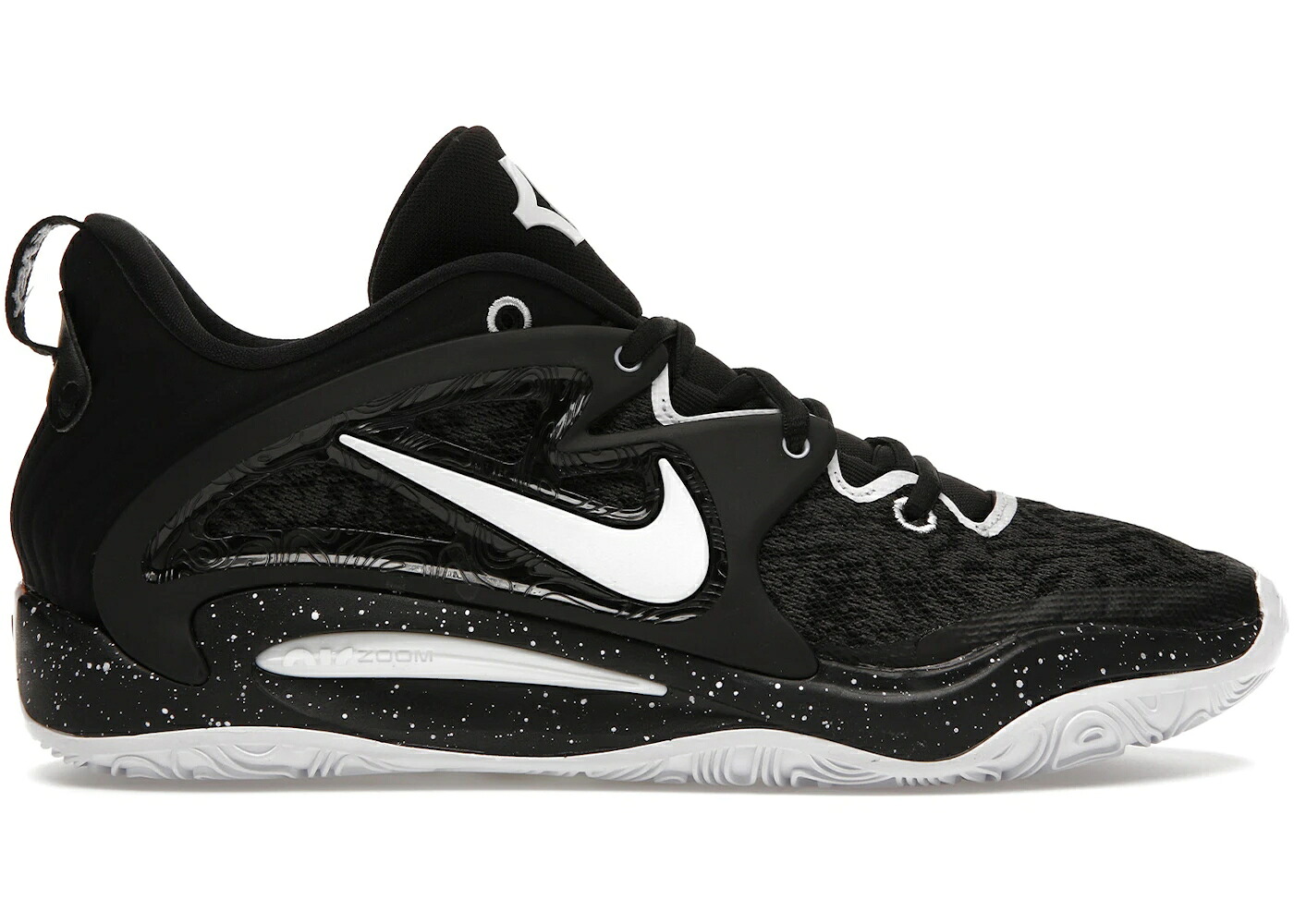 ナイキ 黒色 ブラック 白色 ホワイト スニーカー メンズ NIKE KD 15 TB BLACK WHITE / BLACK BLACK WHITE