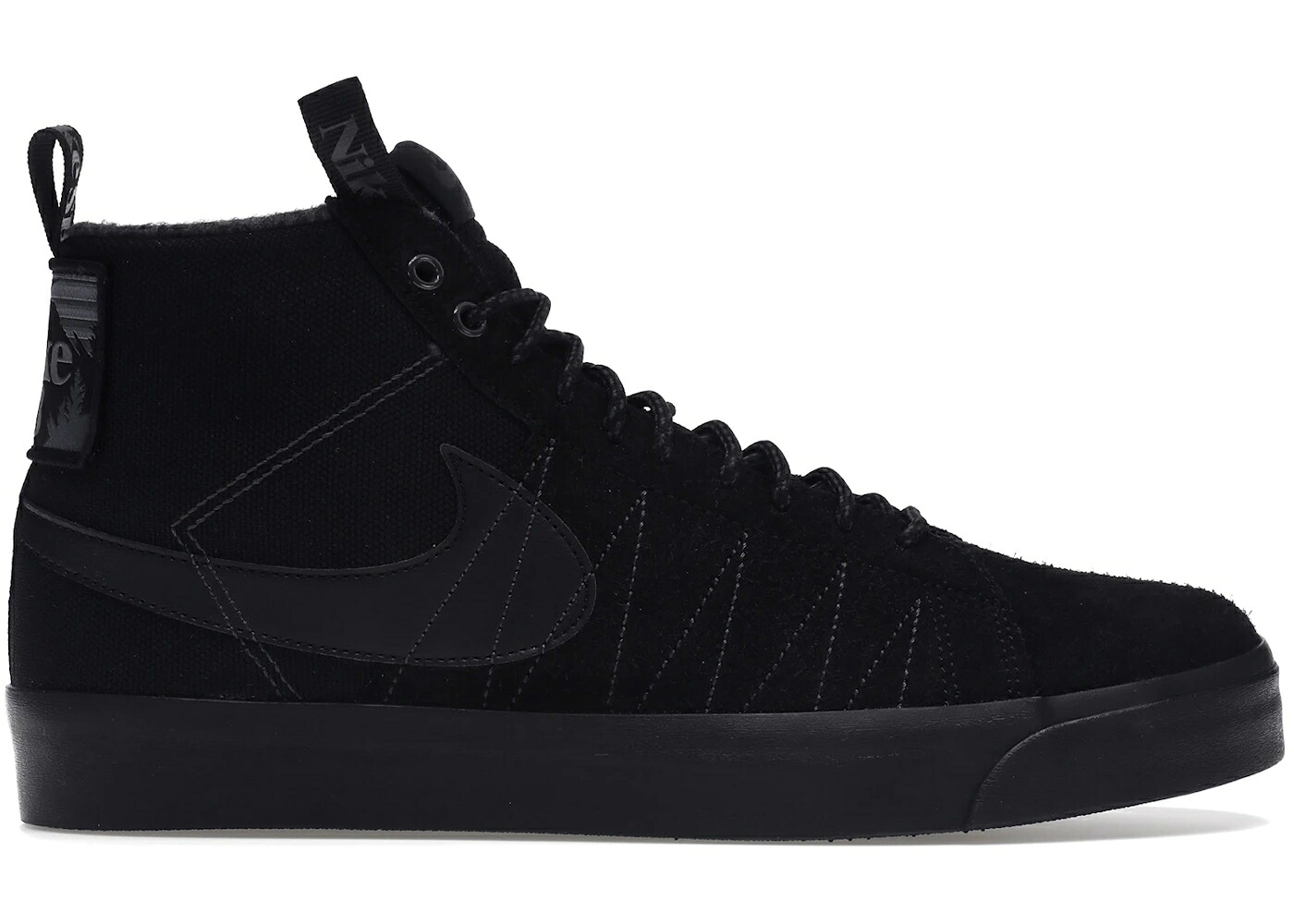 ナイキ エスビー 望遠レンズ ブレイザー ミッド 黒いこと 黒いこと スニーカー メンズ NIKE SB ZOOM BLAZER MID ACCLIMATE PACK TRIPLE BLACK / BLACK BLACK BLACK