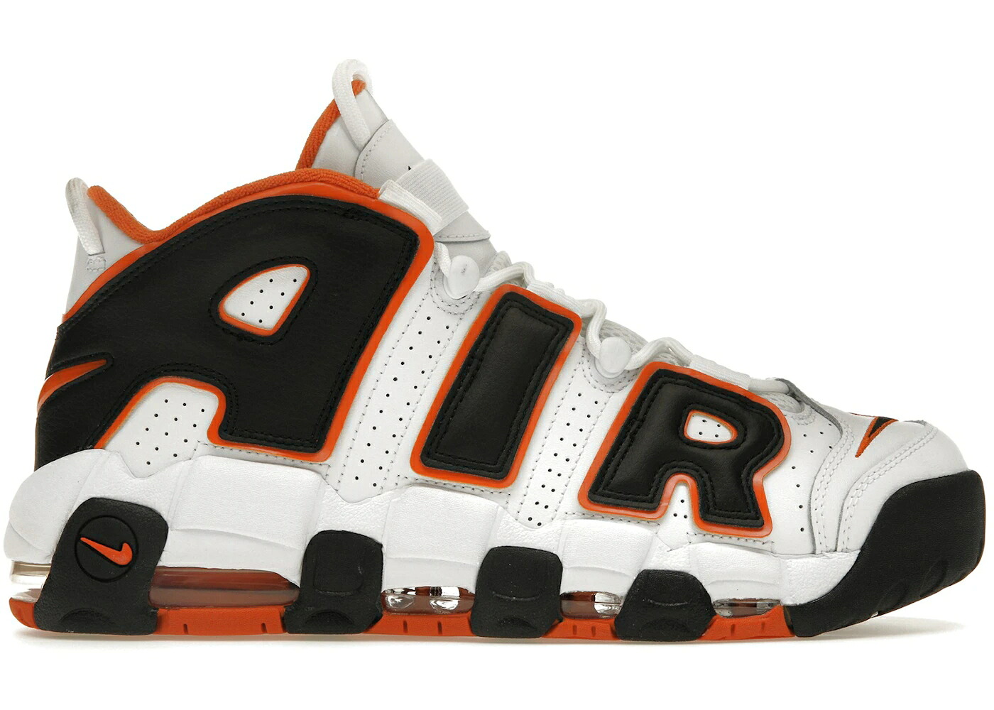 ナイキ アップテンポ 白色 ホワイト 黒色 ブラック エアモアアップテンポ モアテン スニーカー メンズ NIKE AIR MORE UPTEMPO 96 WHITE STARFISH / WHITE STARFISH BLACK|スニケス